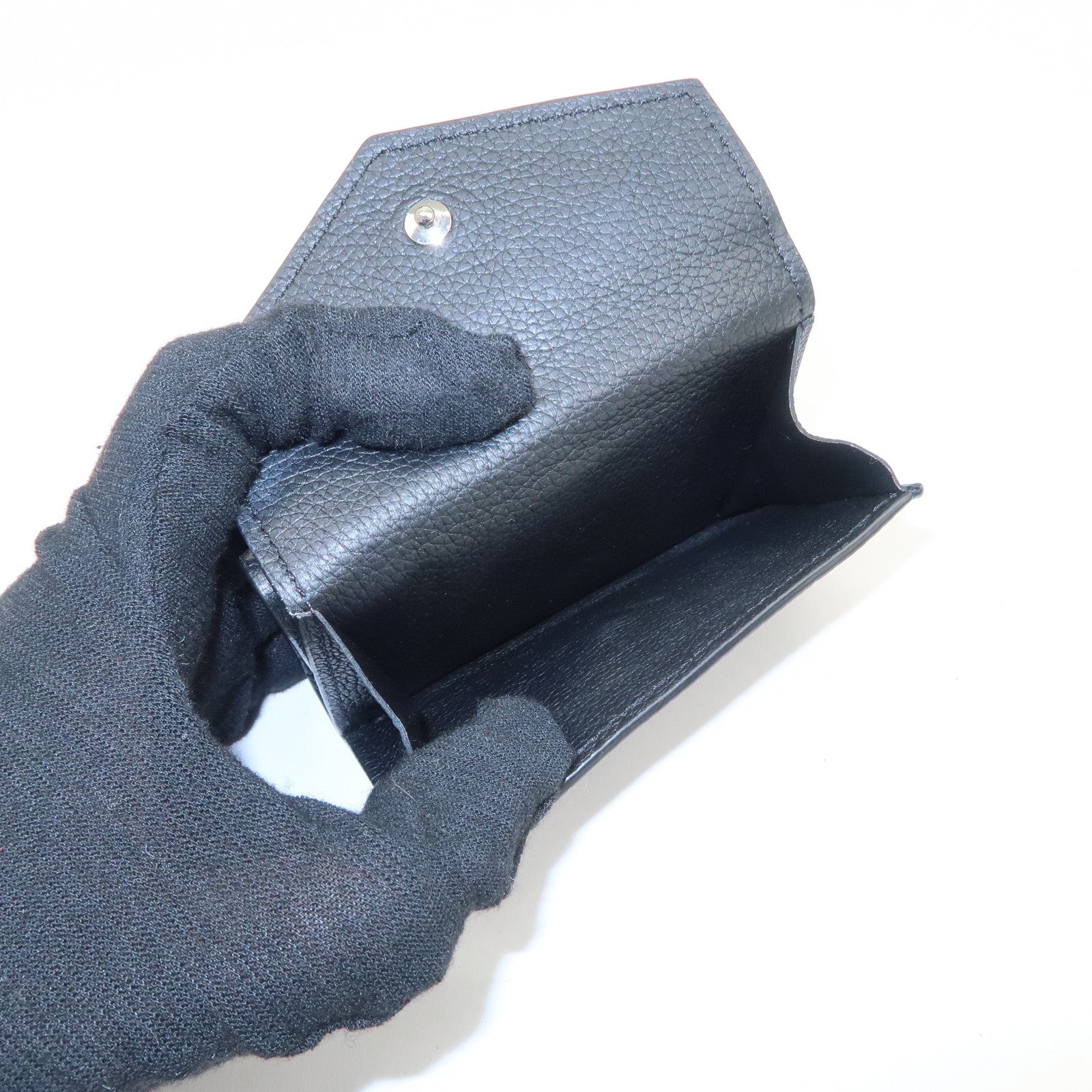 Louis Vuitton Lock Me Portefeuille Lock Mini Wallet Noir M63921 Used
