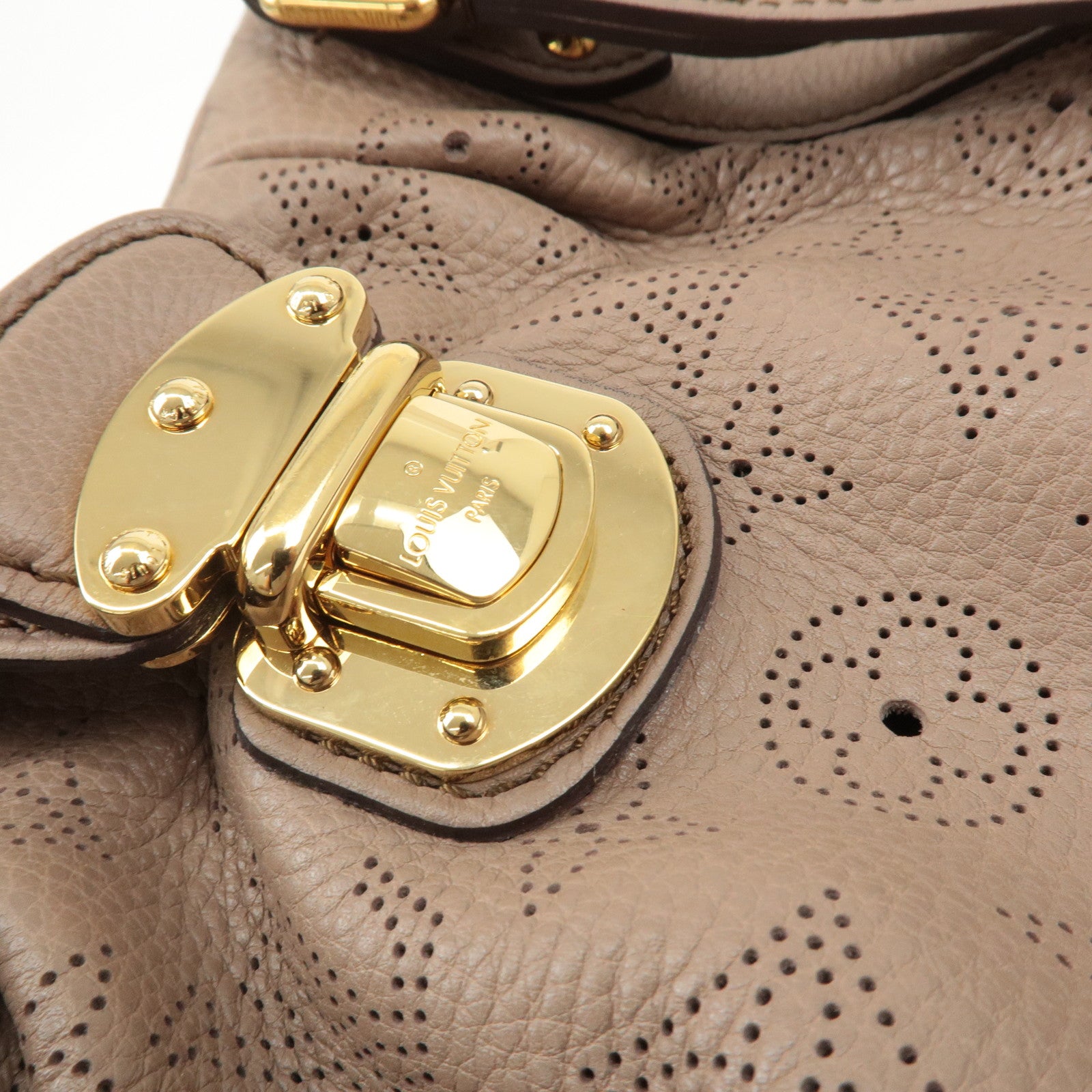 Louis Vuitton Monogram Mahina Lunar PM Shoulder Bag Sables M93433 Used