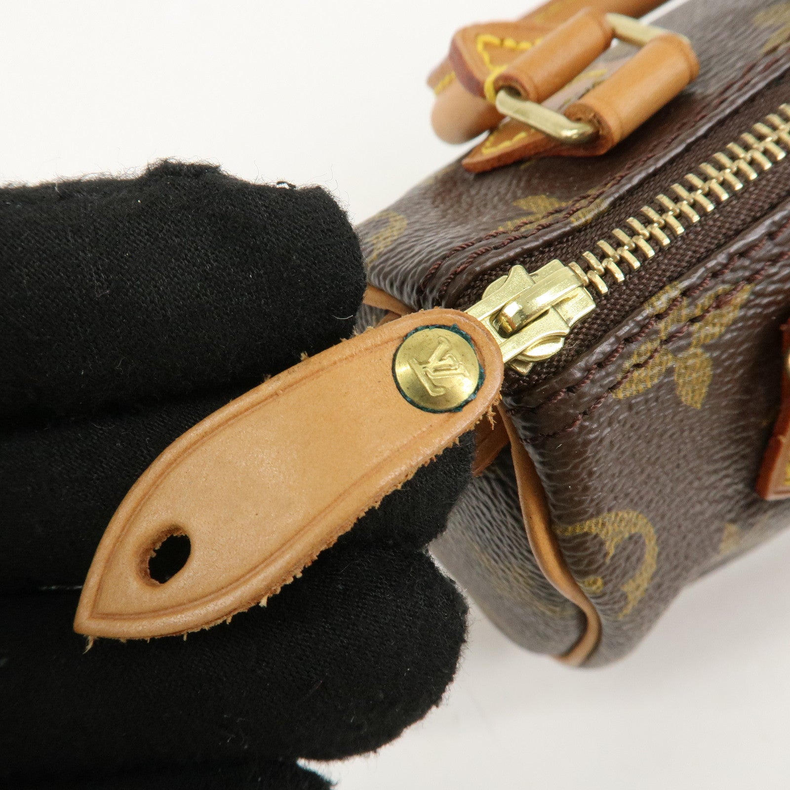 Louis Vuitton Monogram Mini Speedy & Strap M41534 J00145 Used