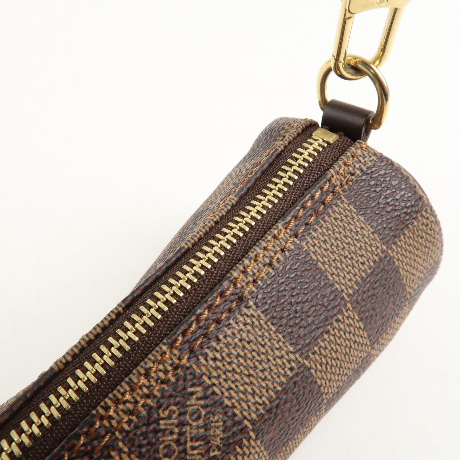 Louis Vuitton Damier Pouch for Papillon Mini Bag Damier Ebene Used