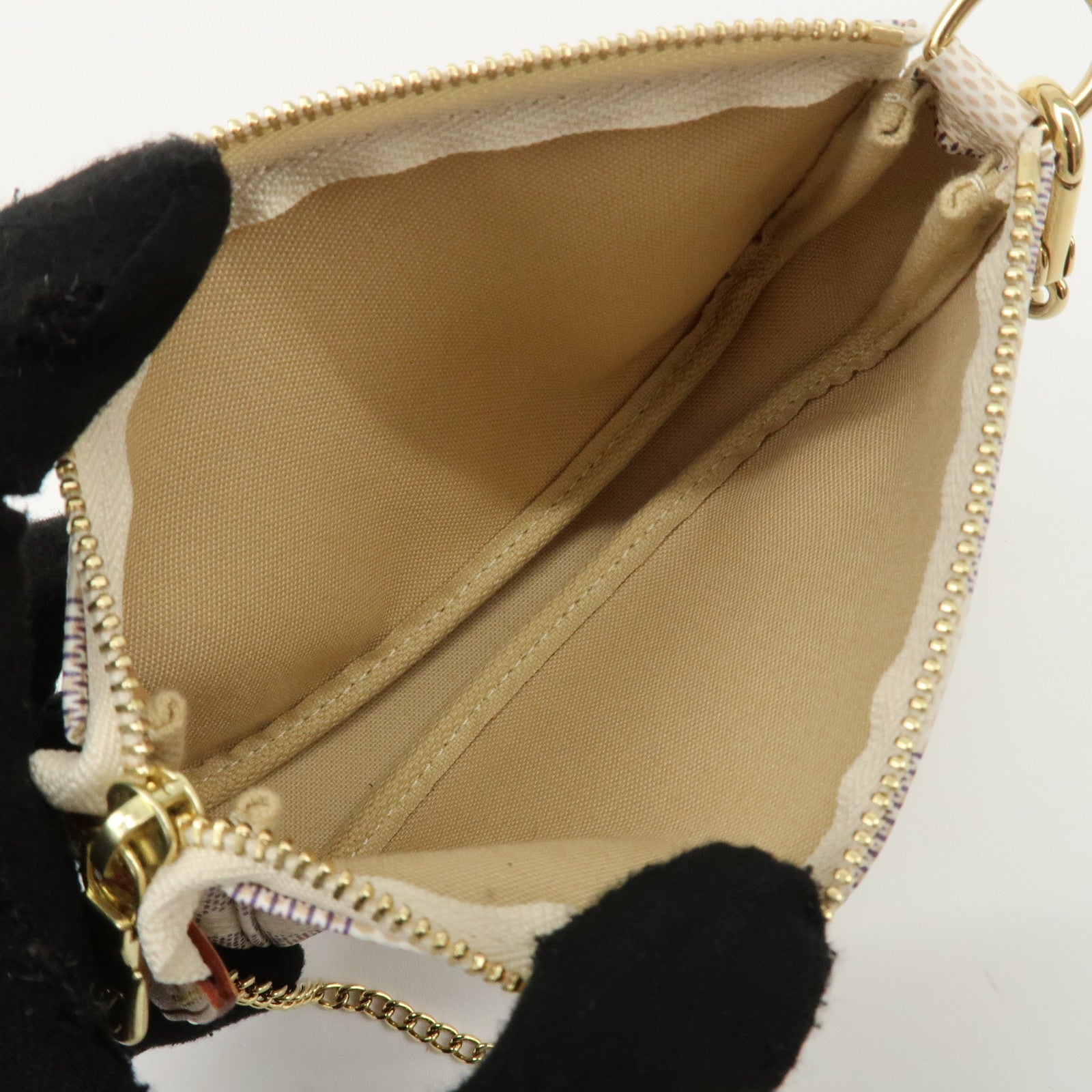 Louis Vuitton Damier Azur Mini Pochette Accessoires Pouch N58010 Used