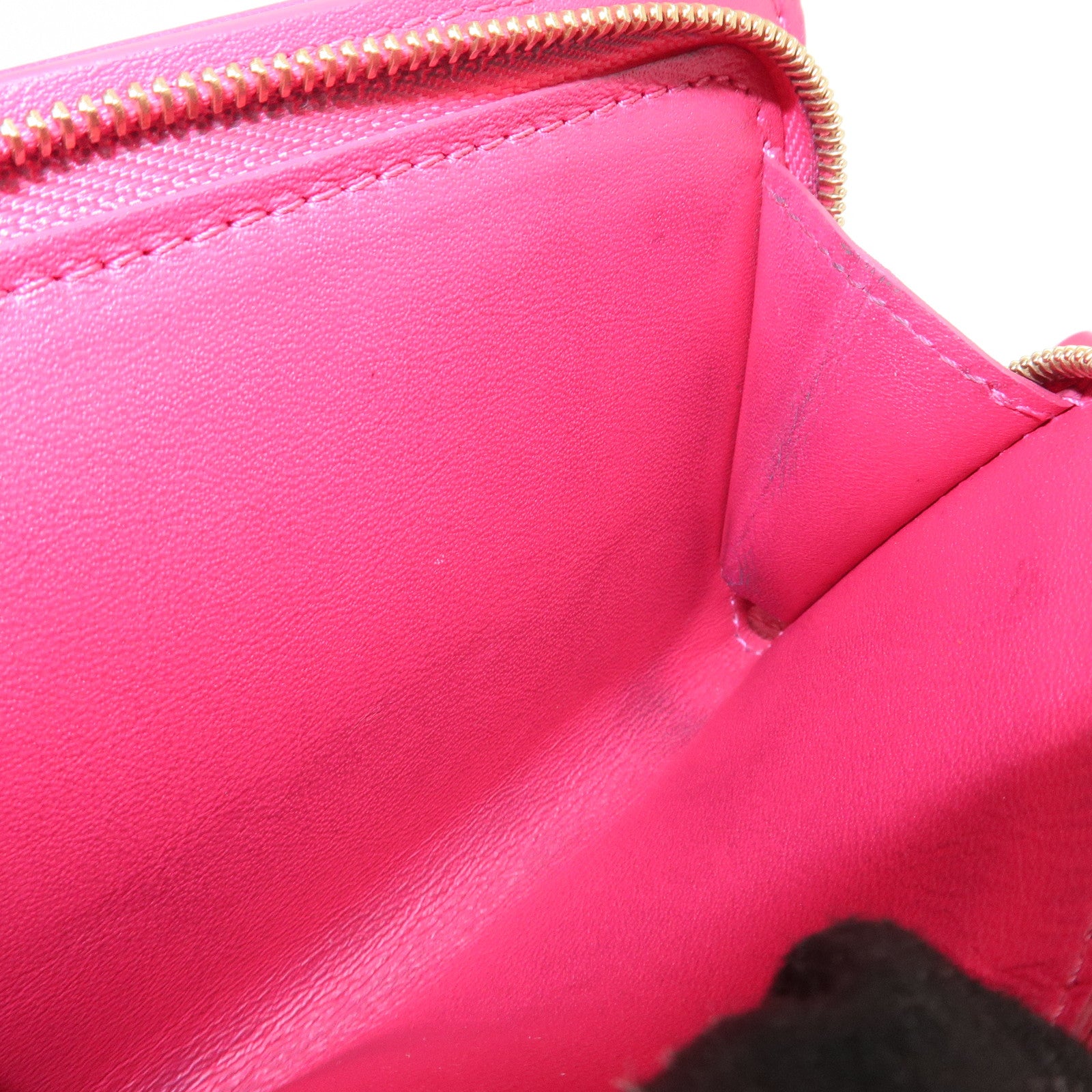 Louis Vuitton New Wave Leather Bi-Fold Compact Wallet Freesia Pink Used