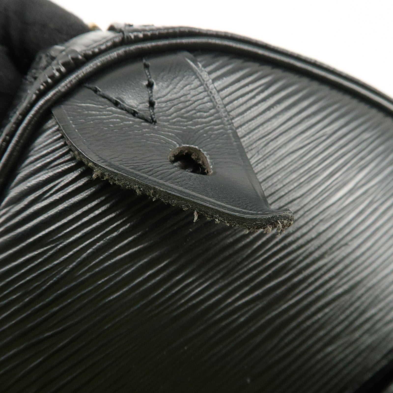 Louis Vuitton Epi Speedy 30 Leather Hand Bag Black M59022 Used
