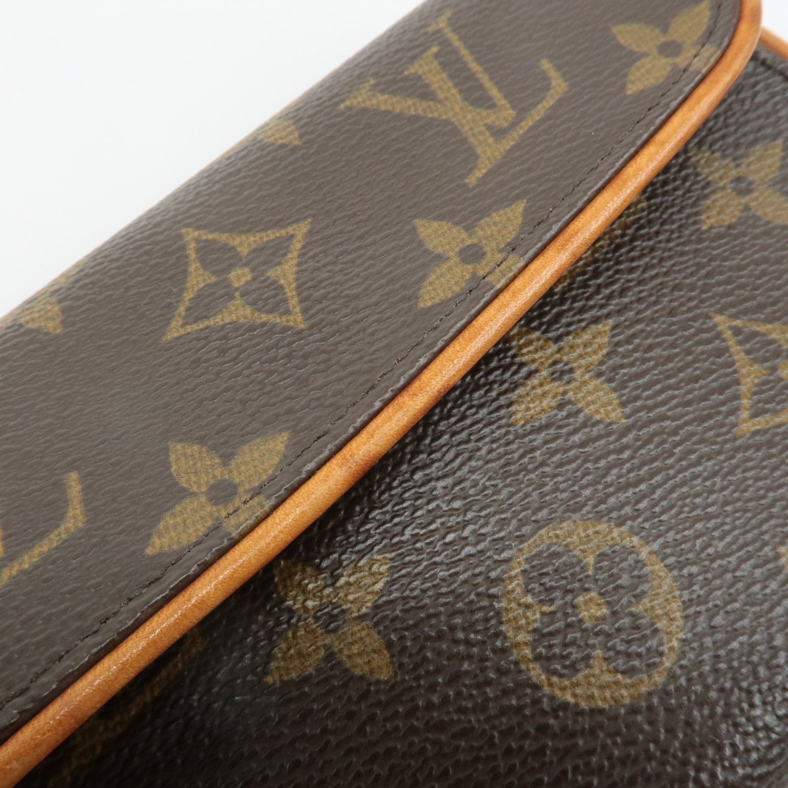 Louis Vuitton Monogram Pochette Florentine Waist Bag Belt M M51855 Used