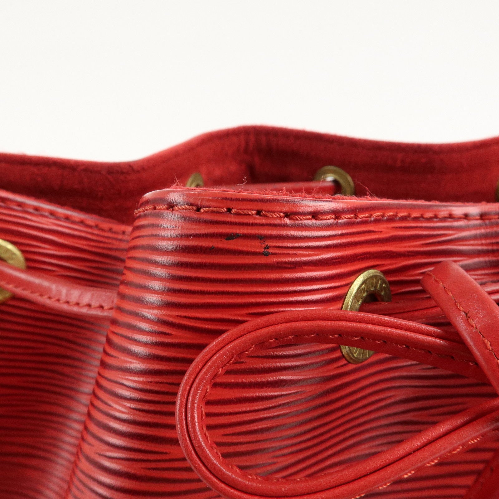 Louis Vuitton Epi Noe Shoulder Bag Castilian Red M44007 Used