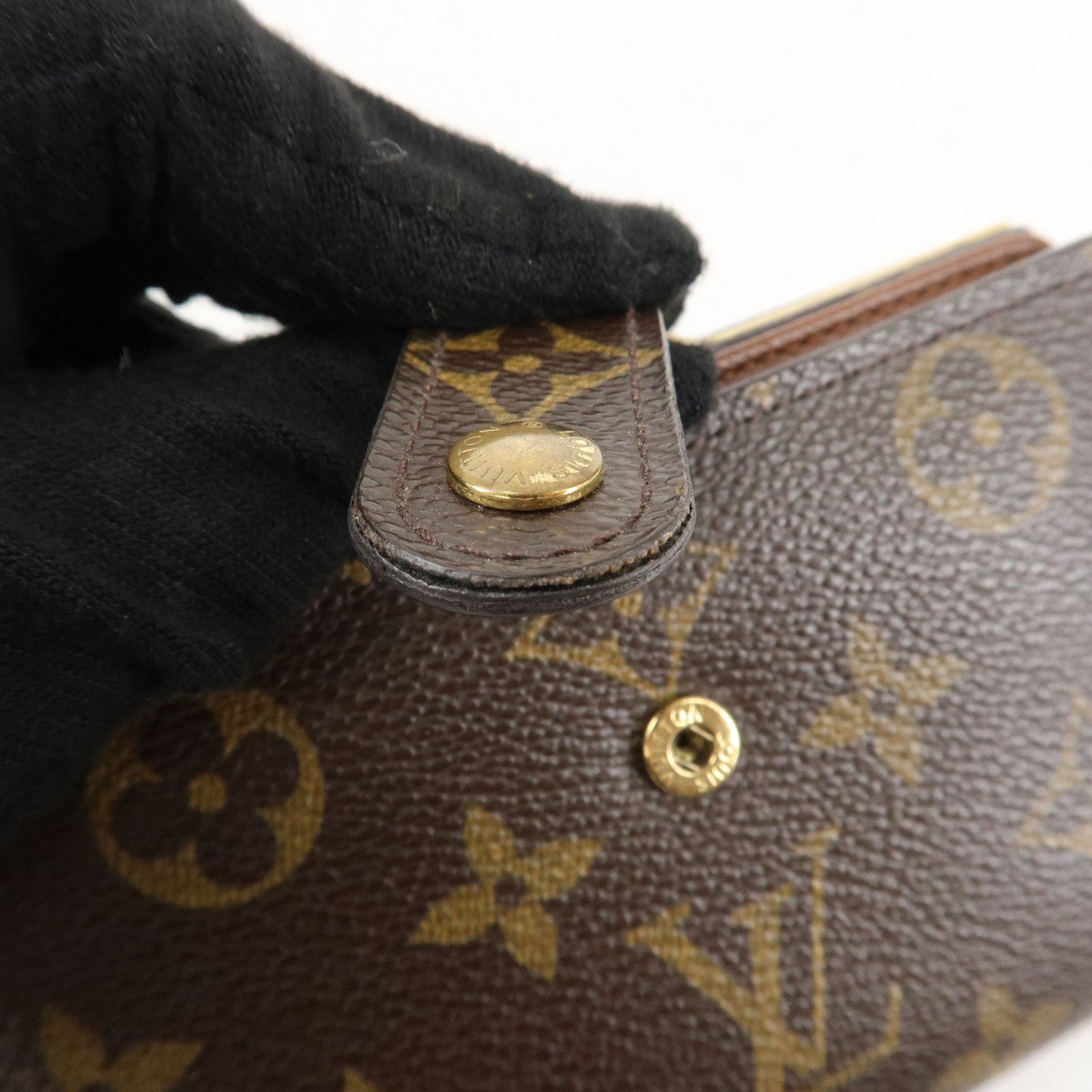 Louis Vuitton Monogram Set of 2 Porte Monnaie Billets Viennois Used