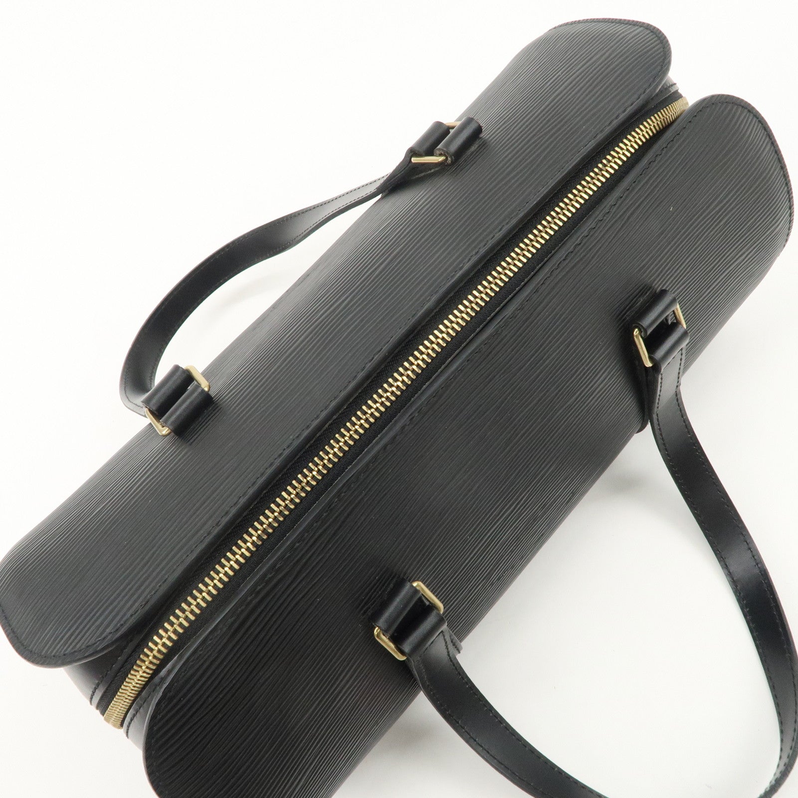 Louis Vuitton Epi Soufflot Hand Bag Noir Black M52862 Used