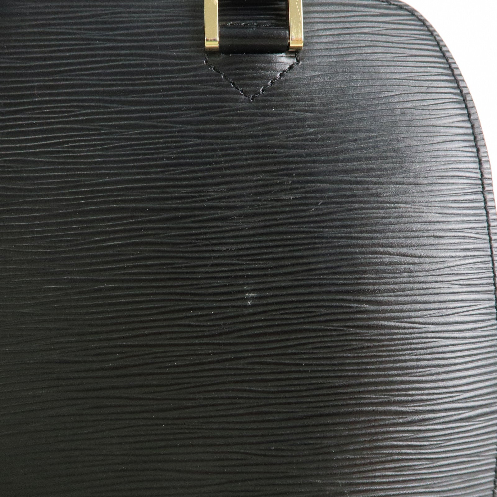 Louis Vuitton Epi Pont Neuf Hand Bag Gold HDW Noir Black M52052 Used