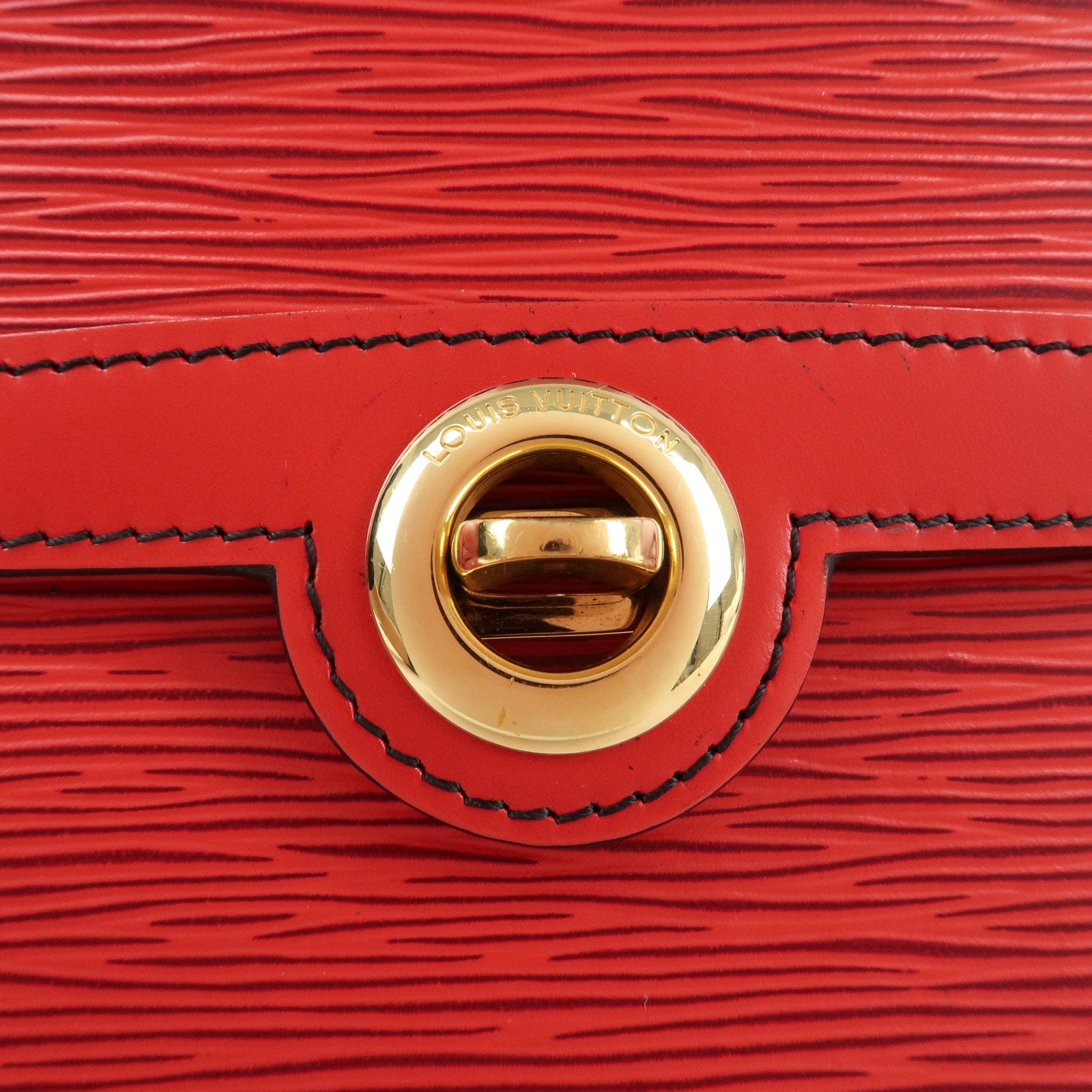 Louis Vuitton Epi Arsch Shoulder Bag Castilian Red M52577 Used