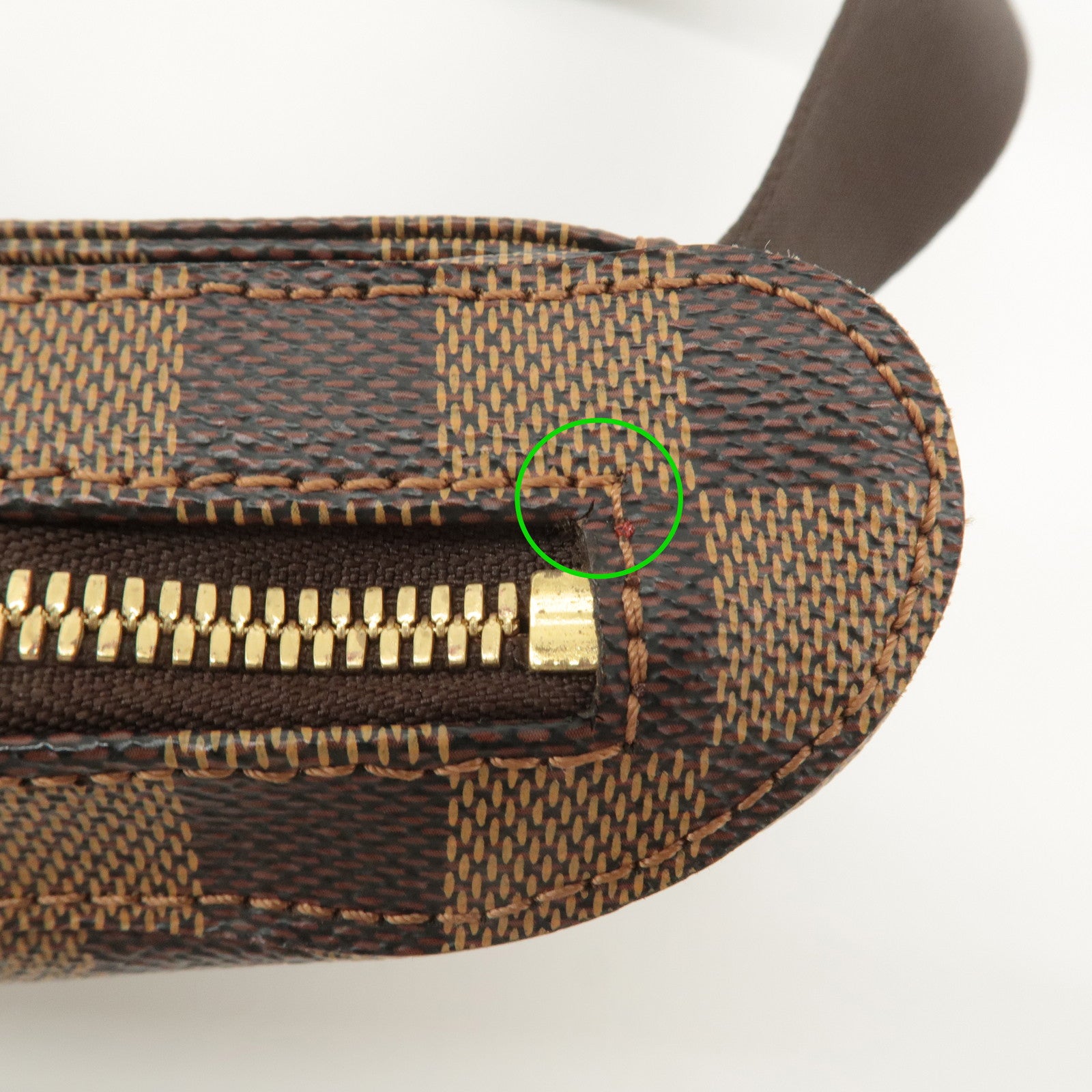 Louis Vuitton Damier Ebene Geronimos Body Bag Waist Bag N51994 Used