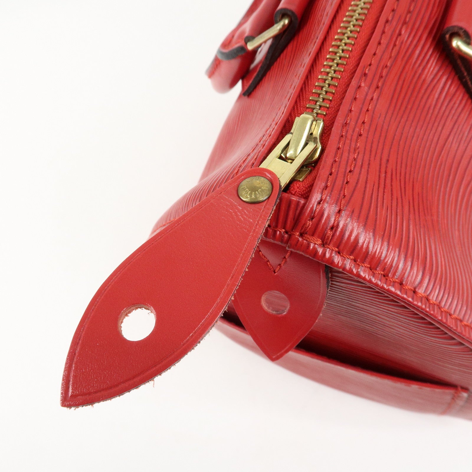 Louis Vuitton Epi Speedy 25 Hand Bag Castilian Red M43017 Used