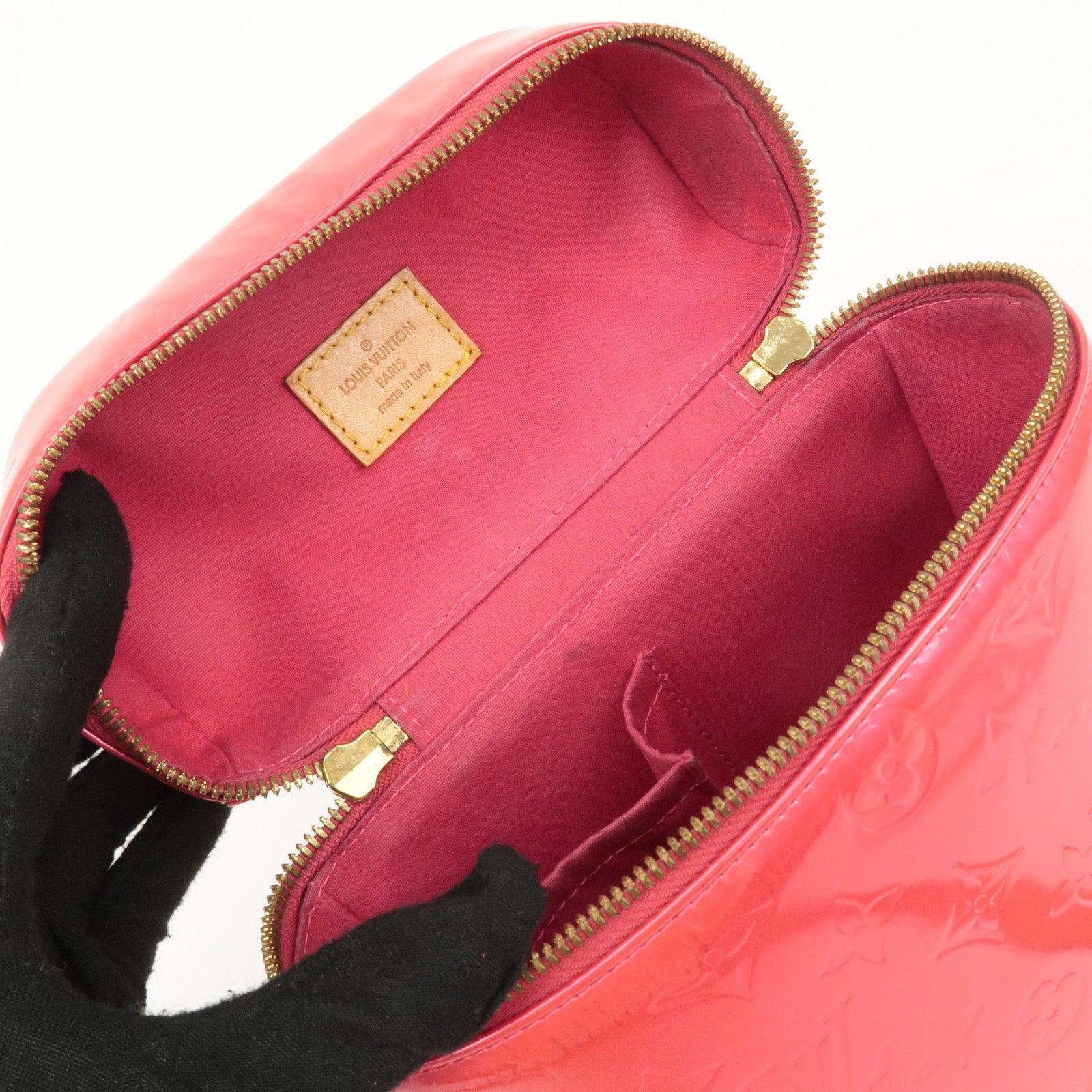 Louis Vuitton Monogram Vernis Sullivan Vertical Fuchsia M91259 Used