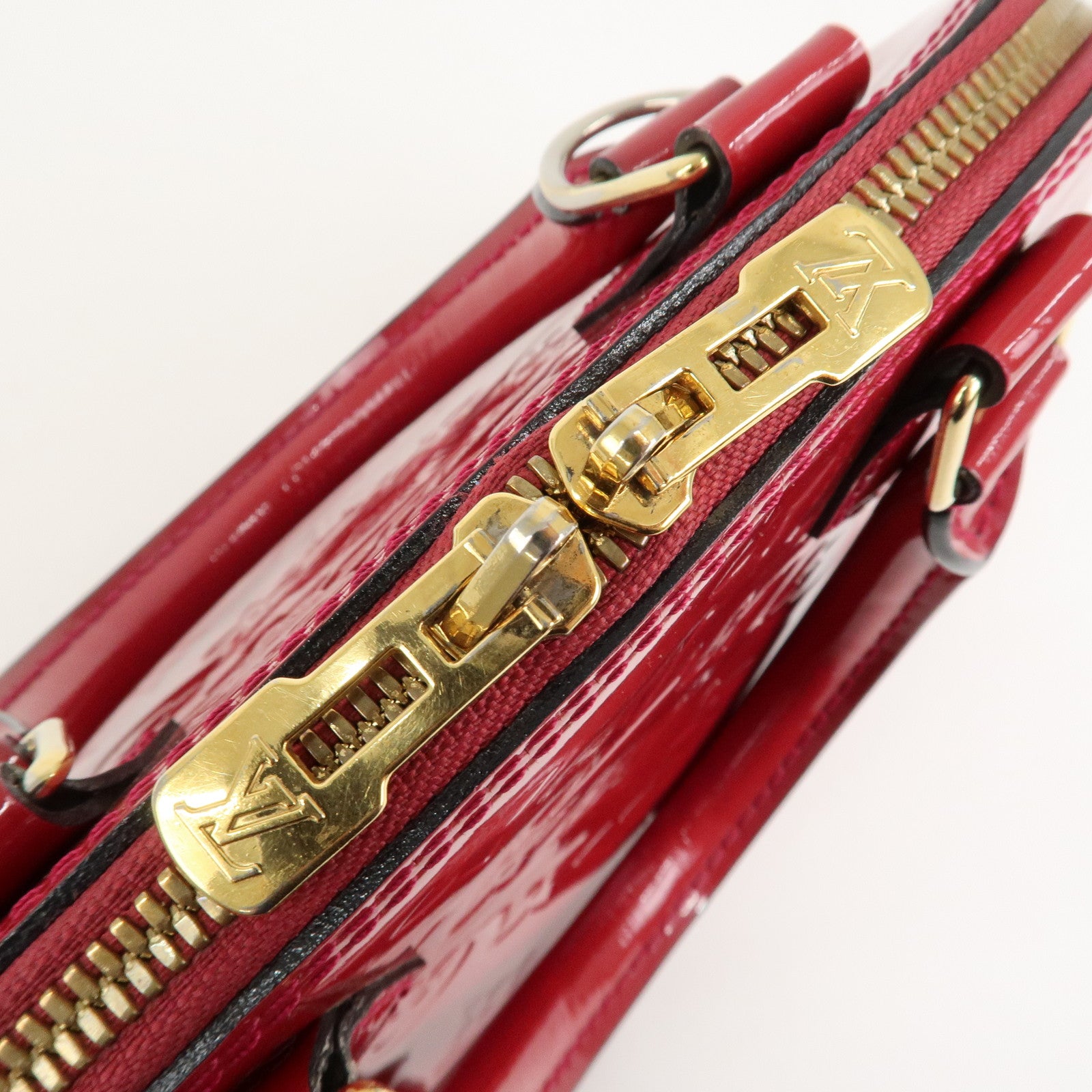 Louis Vuitton Monogram Vernis Alma BB 2Way Bag Rose Indien M91771 Used