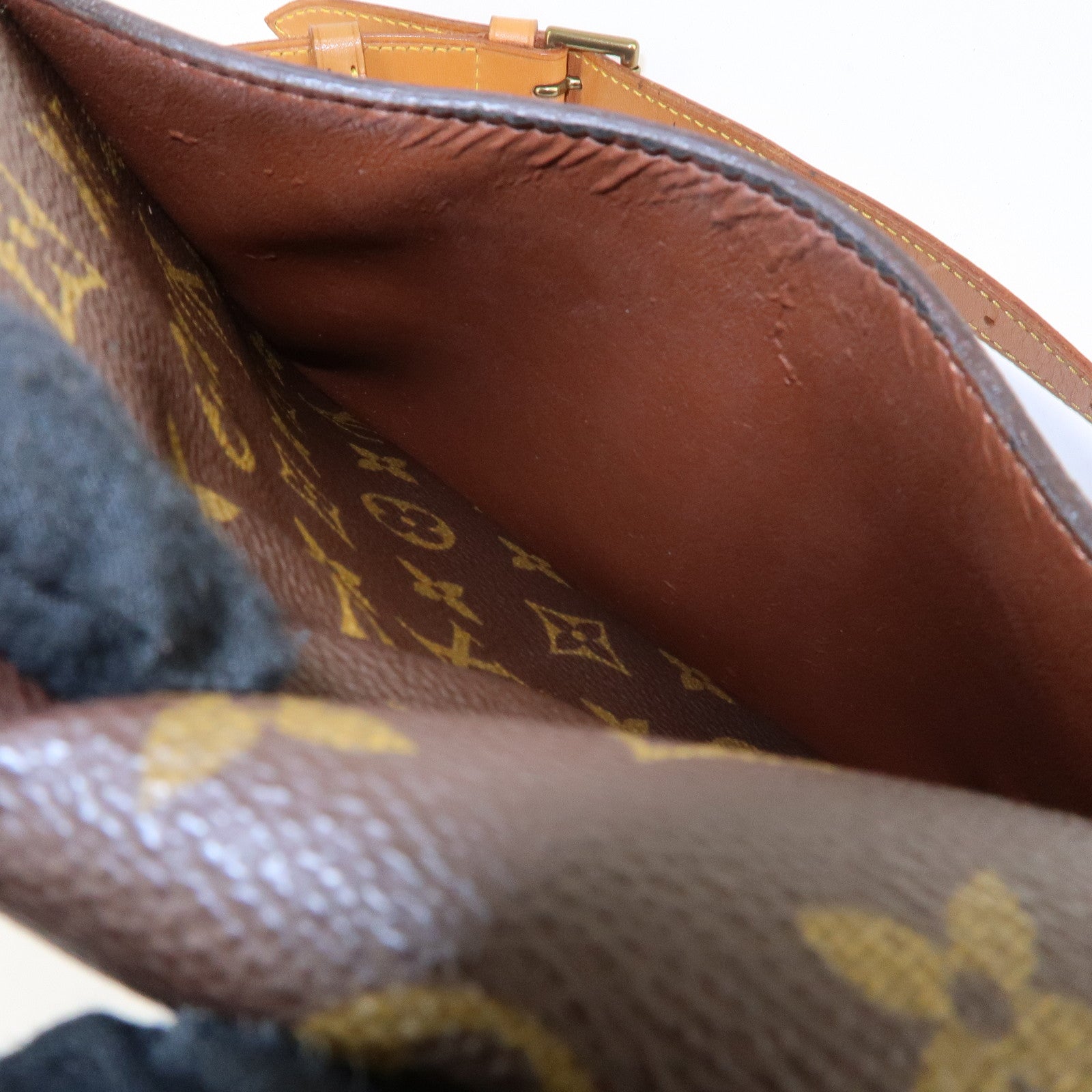 Louis Vuitton Monogram Saint Cloud GM Shoulder Bag Brown M51242 Used