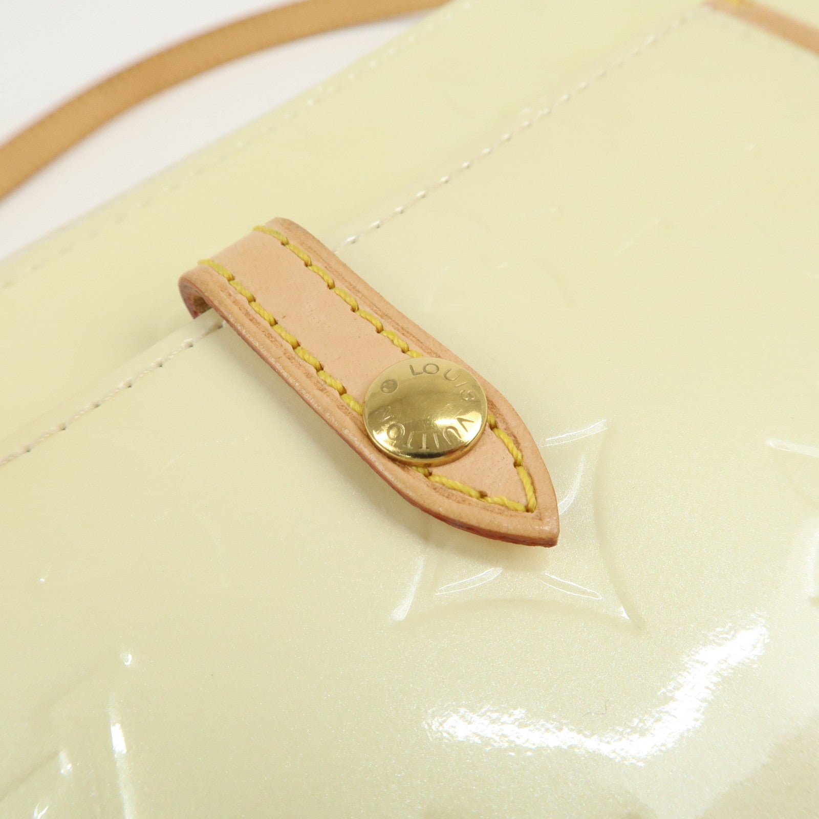 Louis Vuitton Monogram Vernis Mallory Square Hand Bag M91333 Used