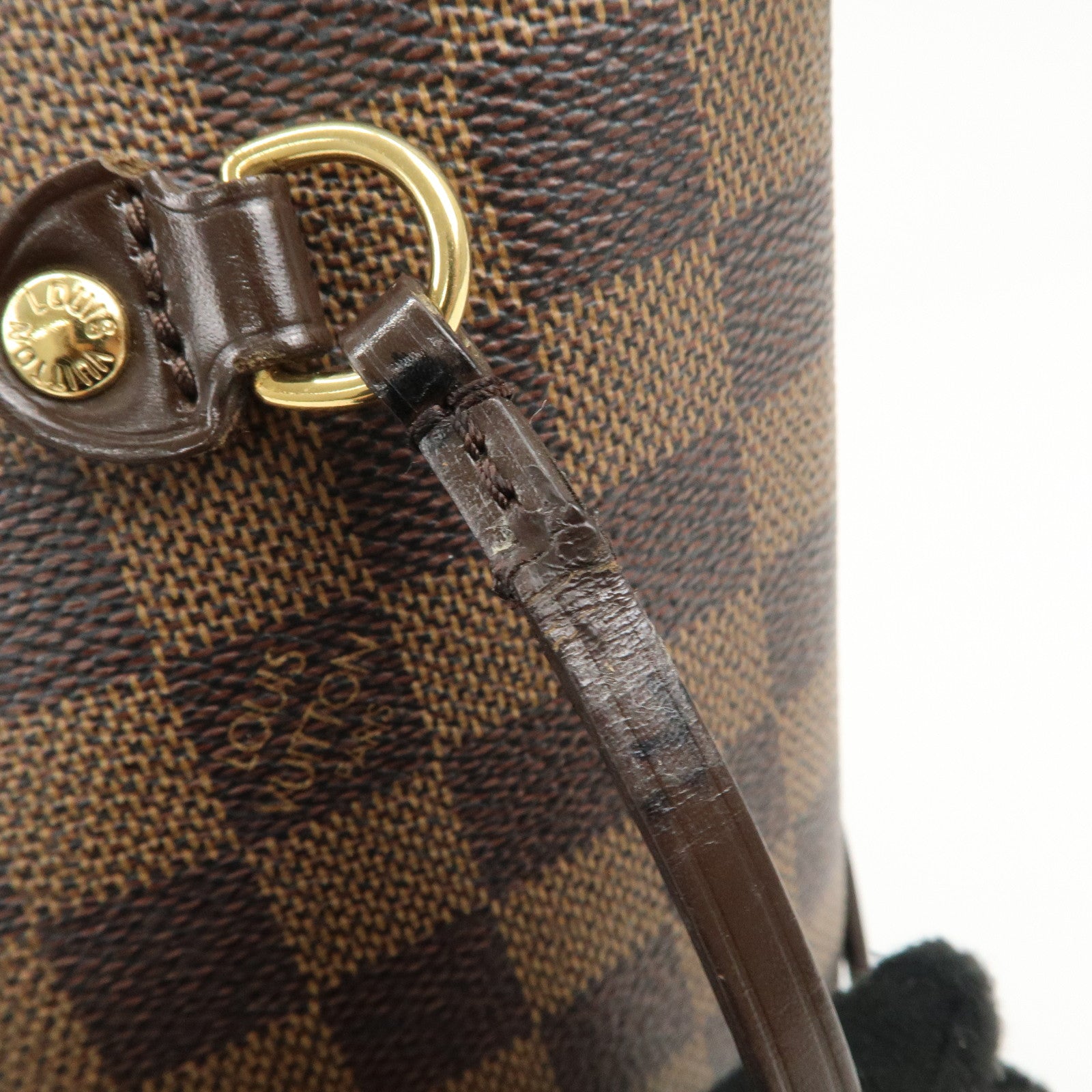 Louis Vuitton Damier Neverfull MM Tote Bag Shoulder Bag N51105 Used