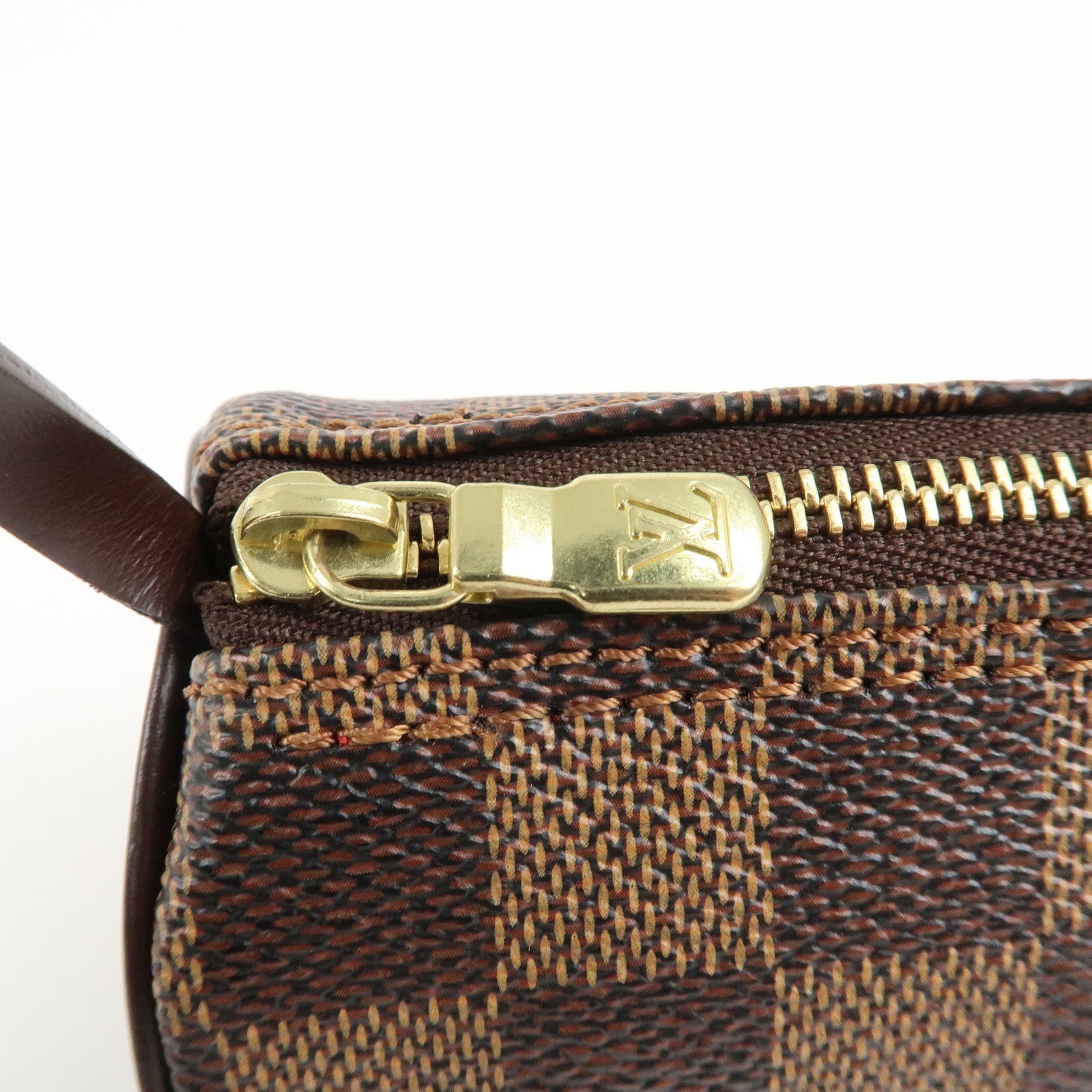 Louis Vuitton Damier Pouch for Papillon Bag Mini Bag Brown Used