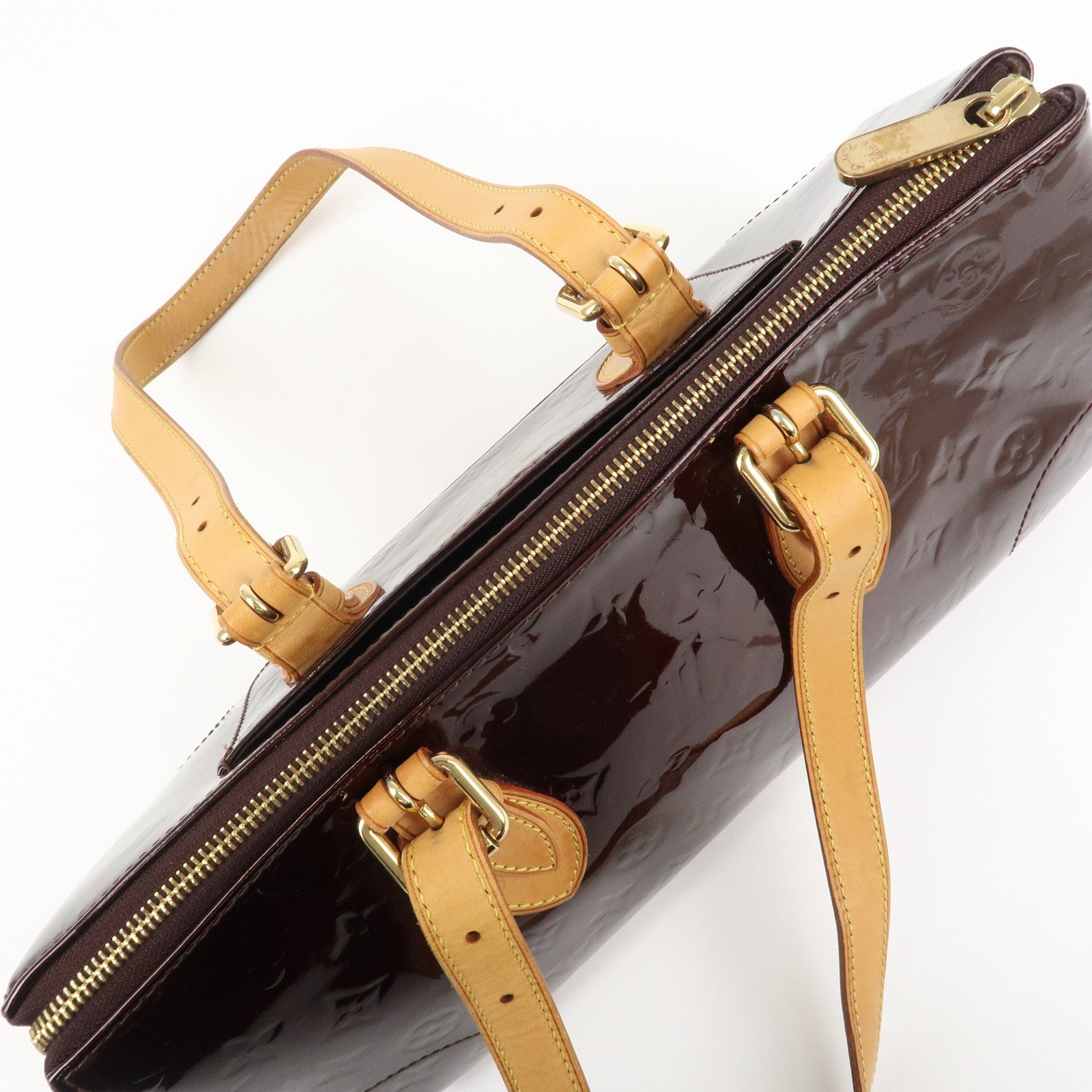 Louis Vuitton Monogram Vernis Rosewood Avenue Hand Bag M93510 Used