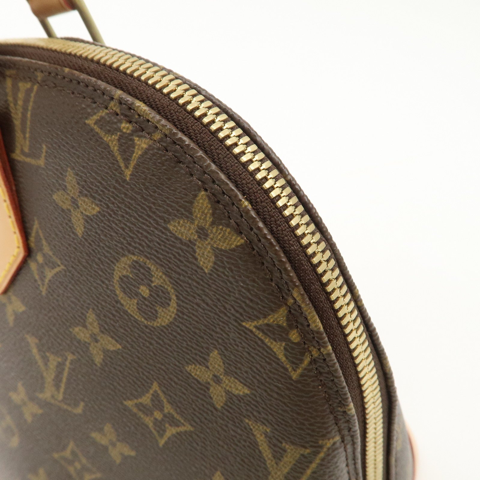 Louis Vuitton Monogram Alma Hand Bag Brown M51130 Used