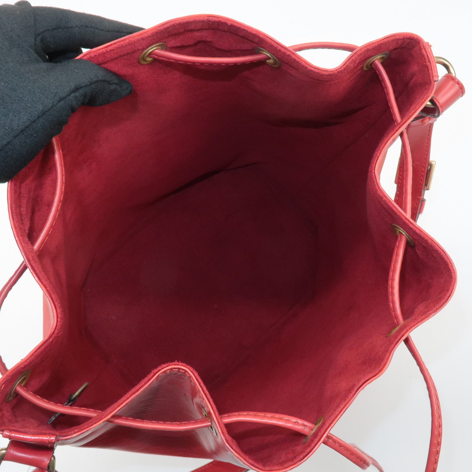 Louis Vuitton Epi Noe Shoulder Bag Castilian Red M44007 Used