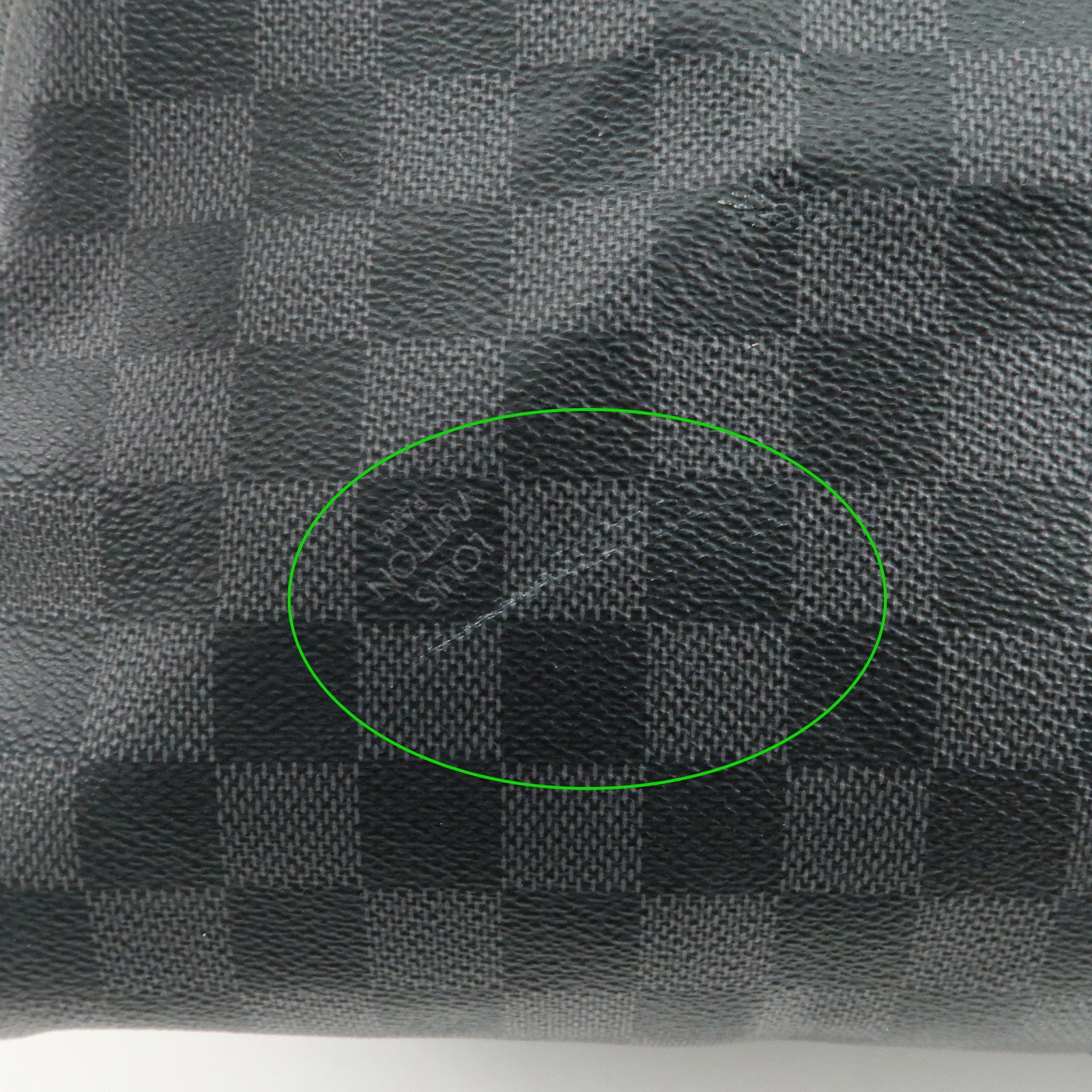 Louis Vuitton Damier Graphite Keepall Bandouliere 45 N41418 Used