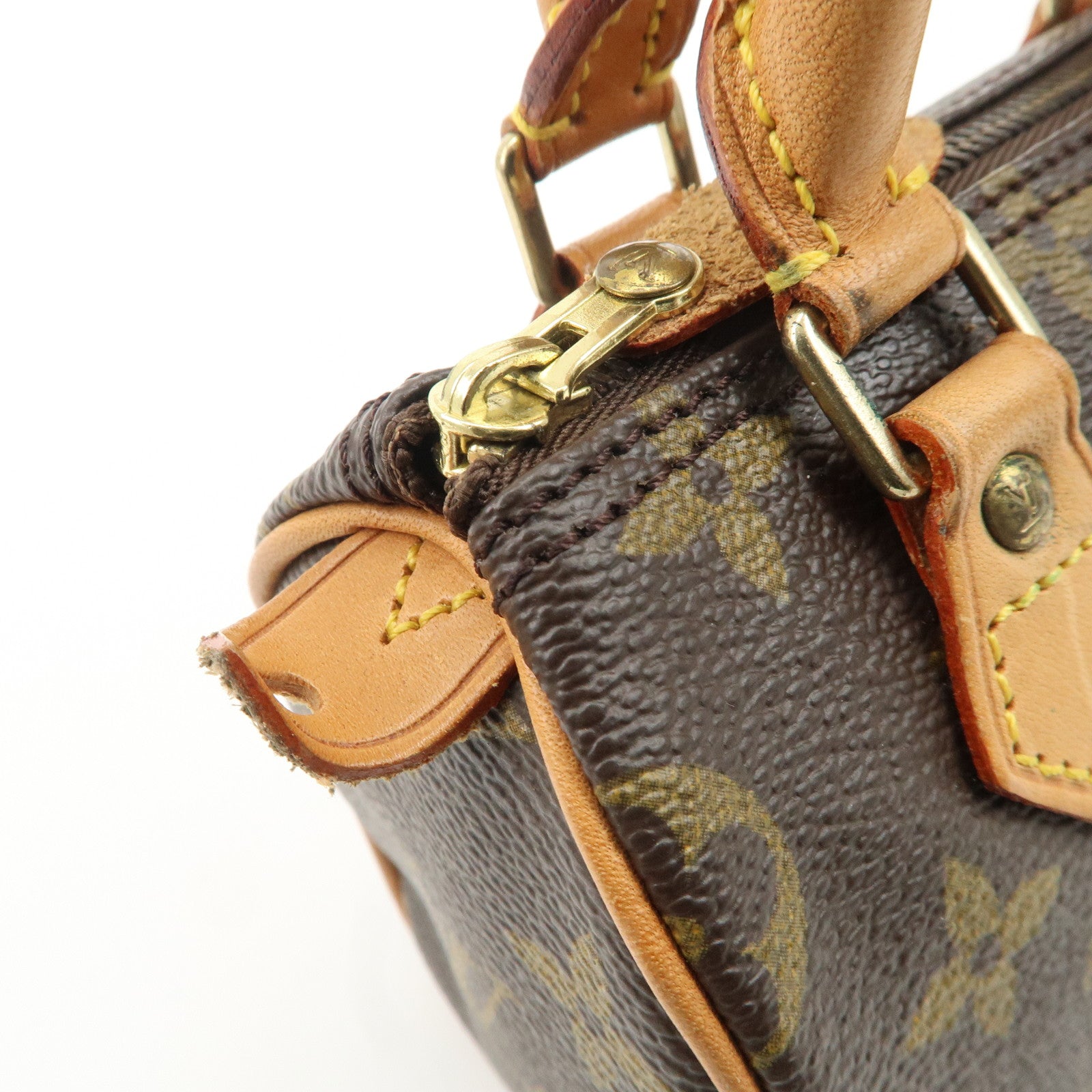 Louis Vuitton Monogram Mini Speedy & Strap M41534 J52314 Used