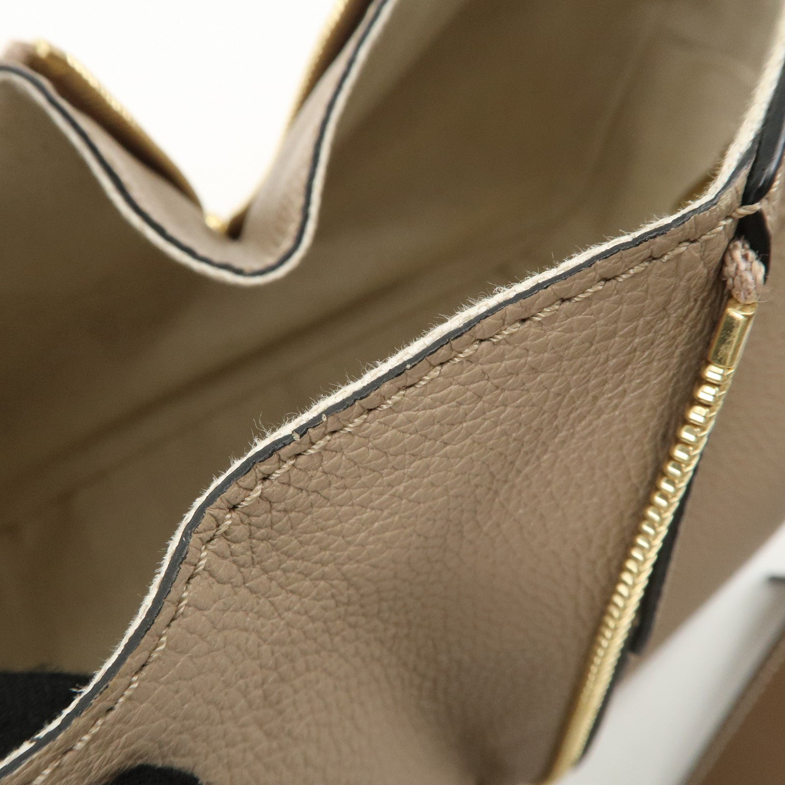 LOEWE Leather Hammock Small Shoudler Bag Beige 314.12BZ95 Used