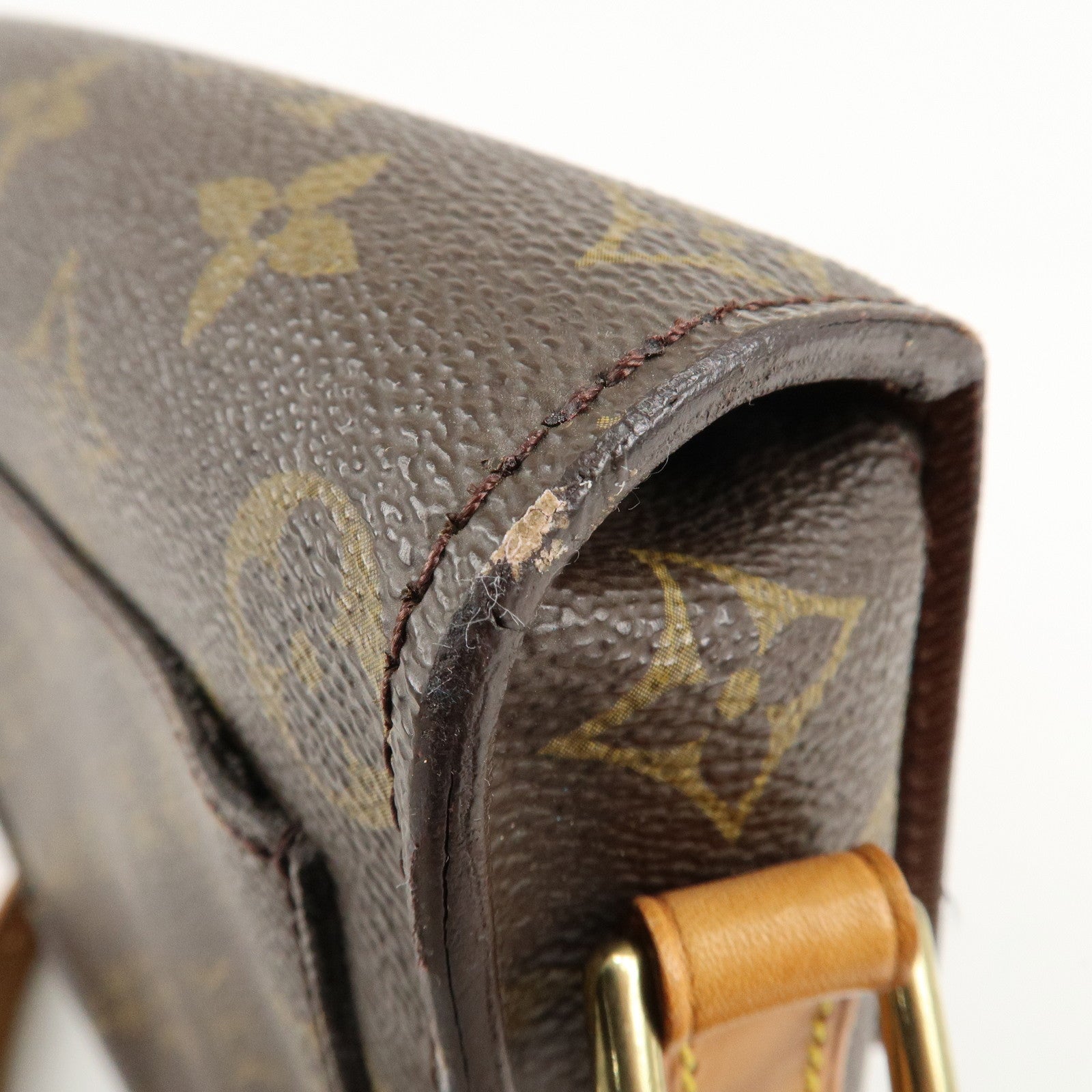 Louis Vuitton Monogram Mini Saint Cloud Shoulder Bag M51244 Used