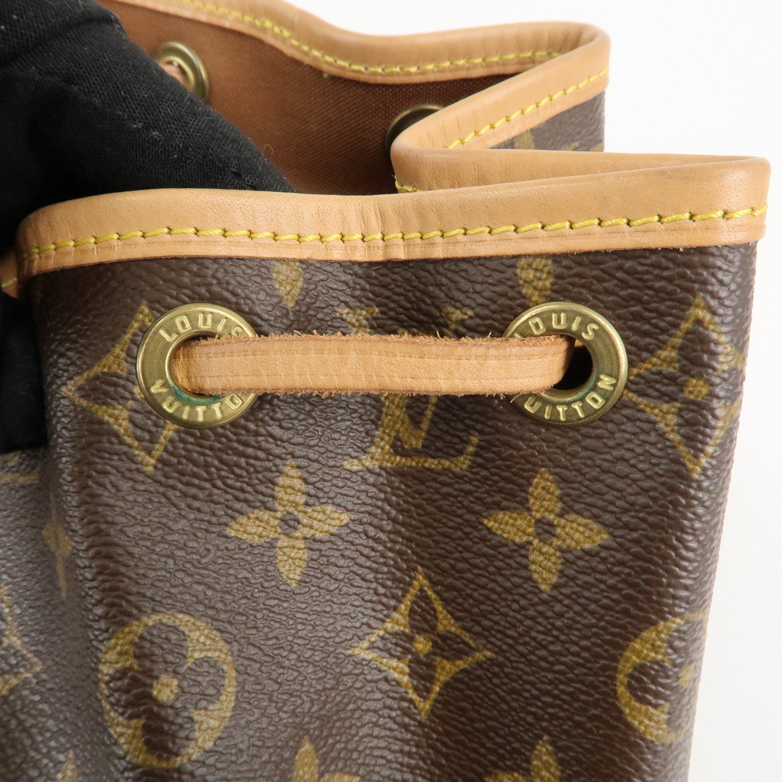 Louis Vuitton Monogram Montsouris MM Back Pack Bag M51136 Used