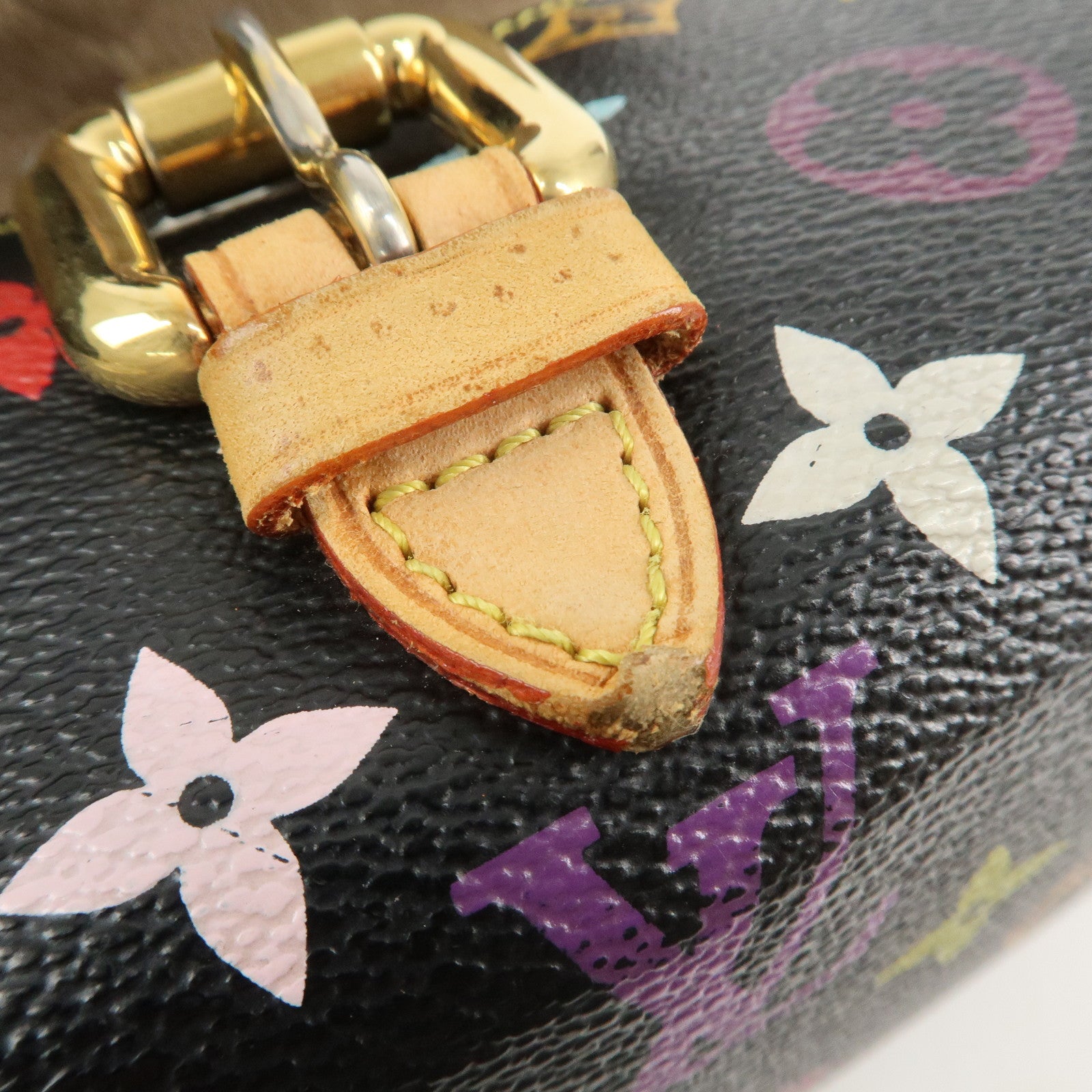 Louis Vuitton Monogram Multicolor Eliza Shoulder Bag M40099 Black Used