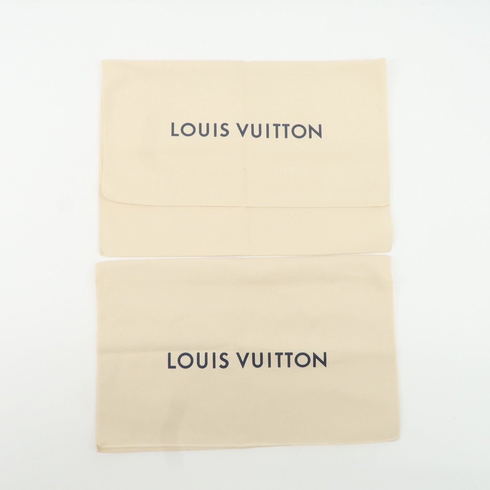 Louis Vuitton Set Of 10 Dust Bag Flap Style Beige Used