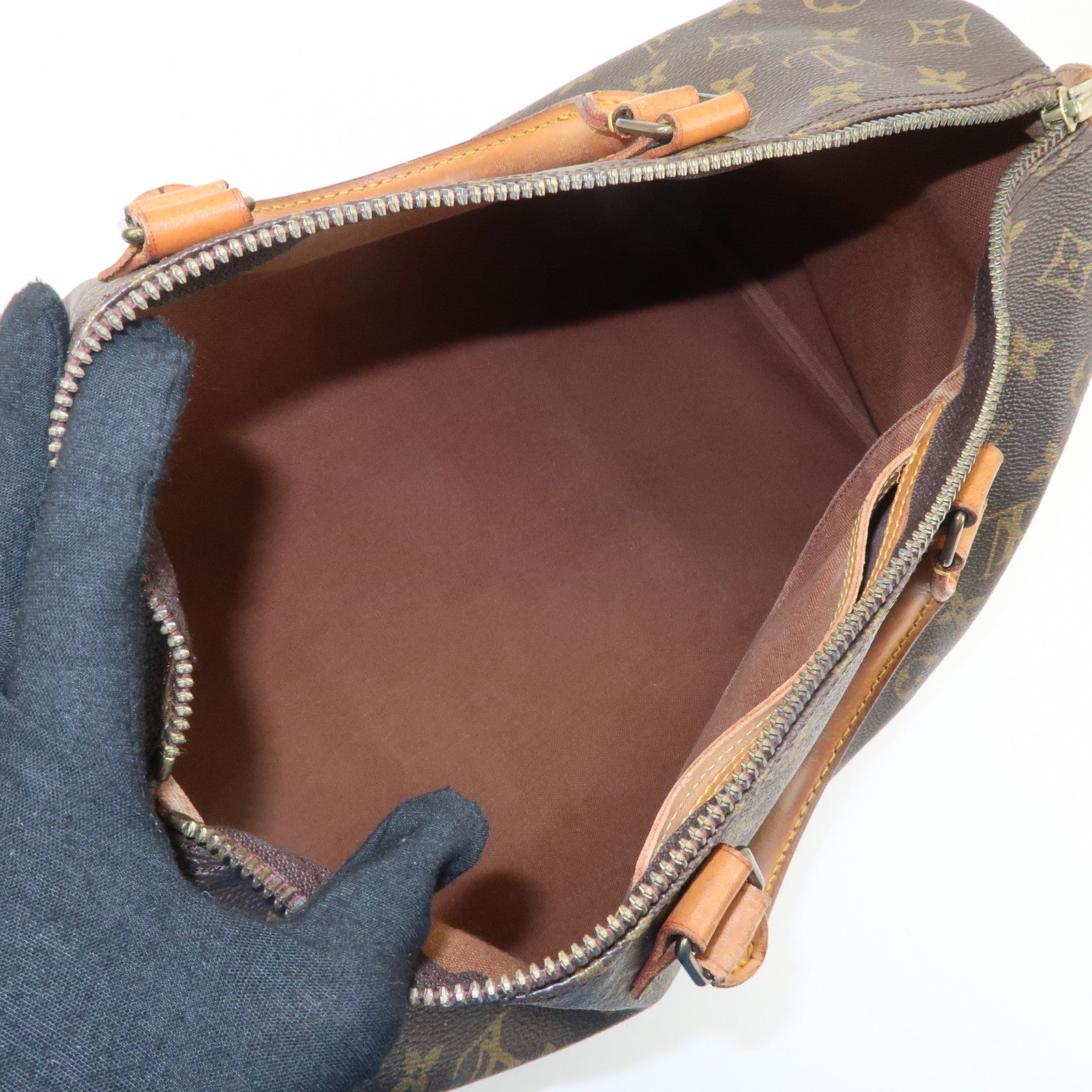 Louis Vuitton Monogram Speedy 35 Hand Bag Boston Bag M41524 Used