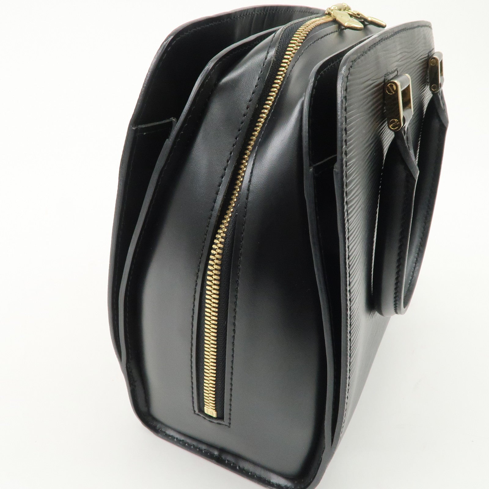 Louis Vuitton Epi Pont Neuf Hand Bag Black Noir M52052