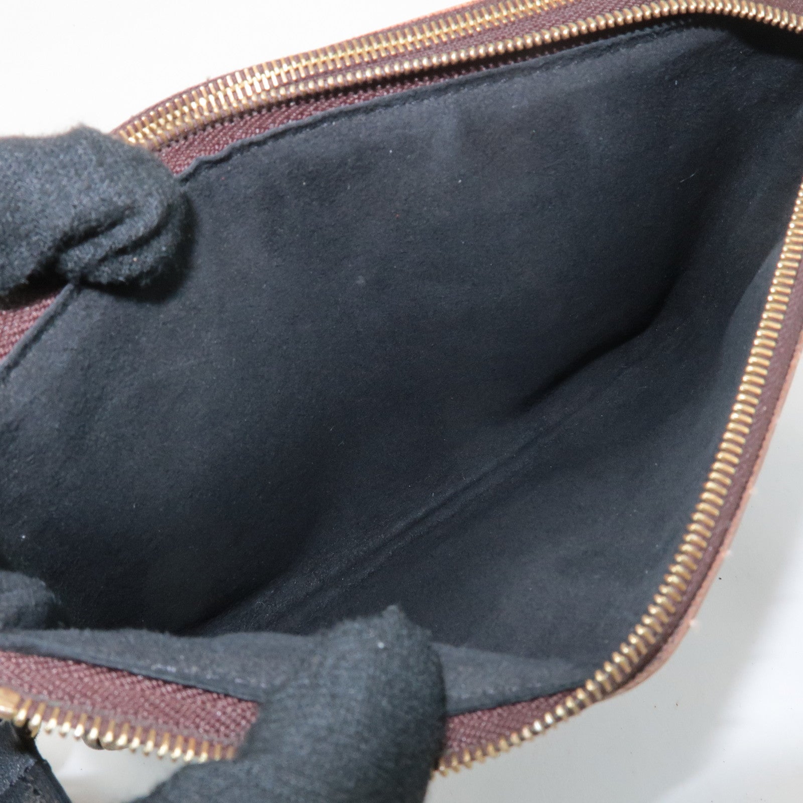 Louis Vuitton Monogram Reverse Pochette Double Zip Bag M69203 Used