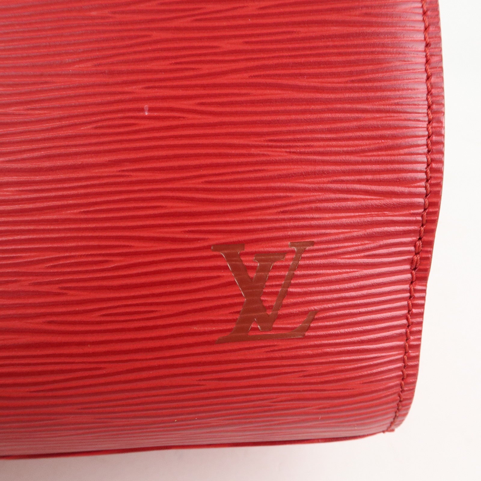 Louis Vuitton Epi Pont Neuf Hand Bag Castilian Red M52057 Used
