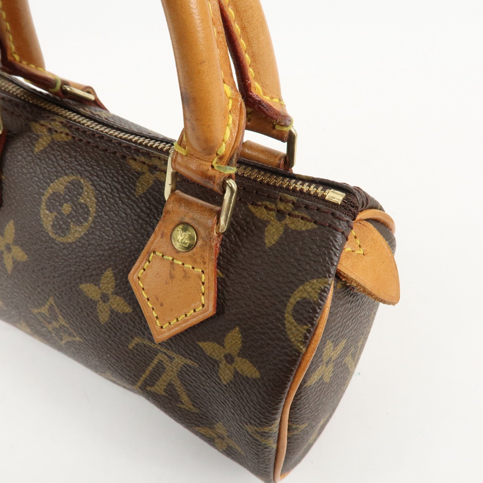 Louis Vuitton Monogram Mini Speedy & Strap M41534 J75010 Used