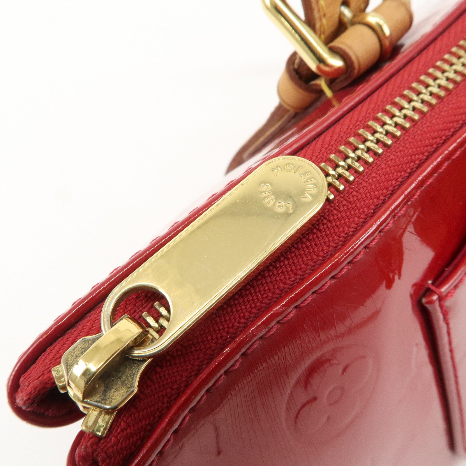 Louis Vuitton Vernis Rosewood Avenue Hand Bag Pomme D'Amour M93507 Used