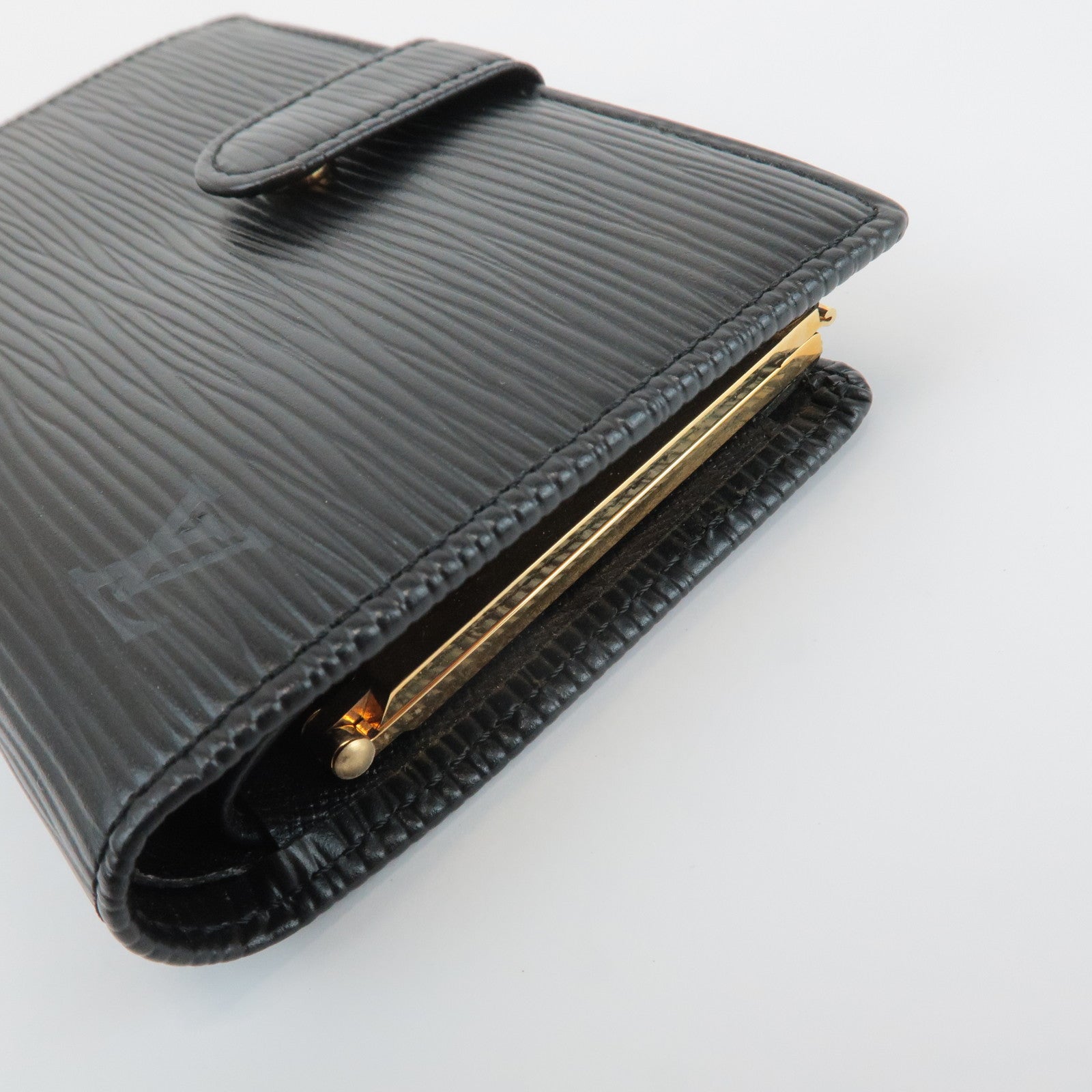 Louis Vuitton Set of 2 Epi Wallet Noir Kenya Brown M63642 M63483 Used