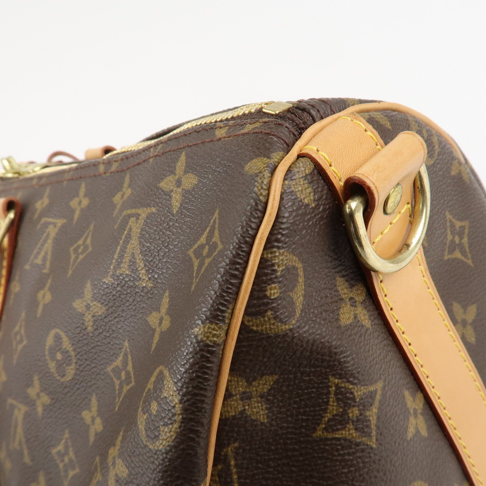 Louis Vuitton Monogram Keep All Bandouliere 50 Boston Bag M41416 Used