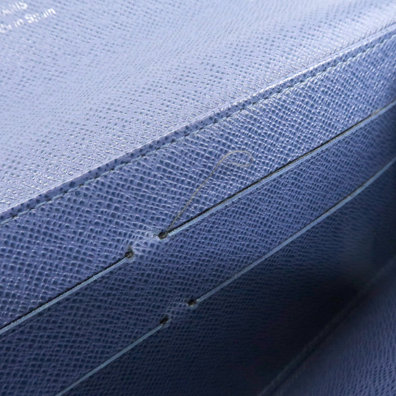 Louis Vuitton Epi Porte Monnaie Credit Wallet Toledo Blue M6359G Used