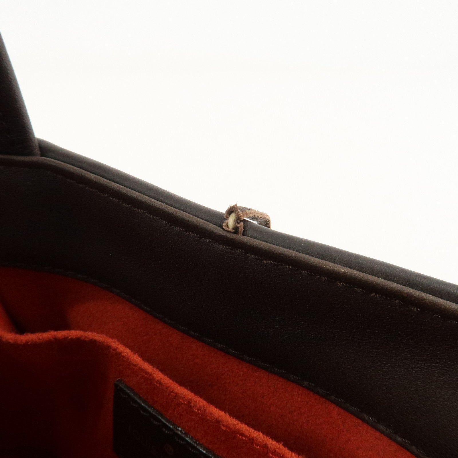 Louis Vuitton Damier Sauvage Impala Hand Bag Beige Brown M92133 Used