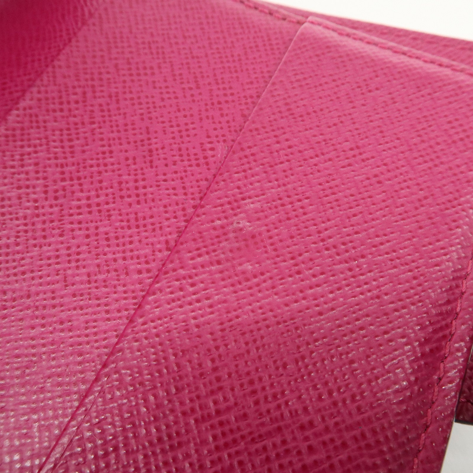 Louis Vuitton Monogram Perfor Compact Zip Wallet Fuchsia M95188 Used