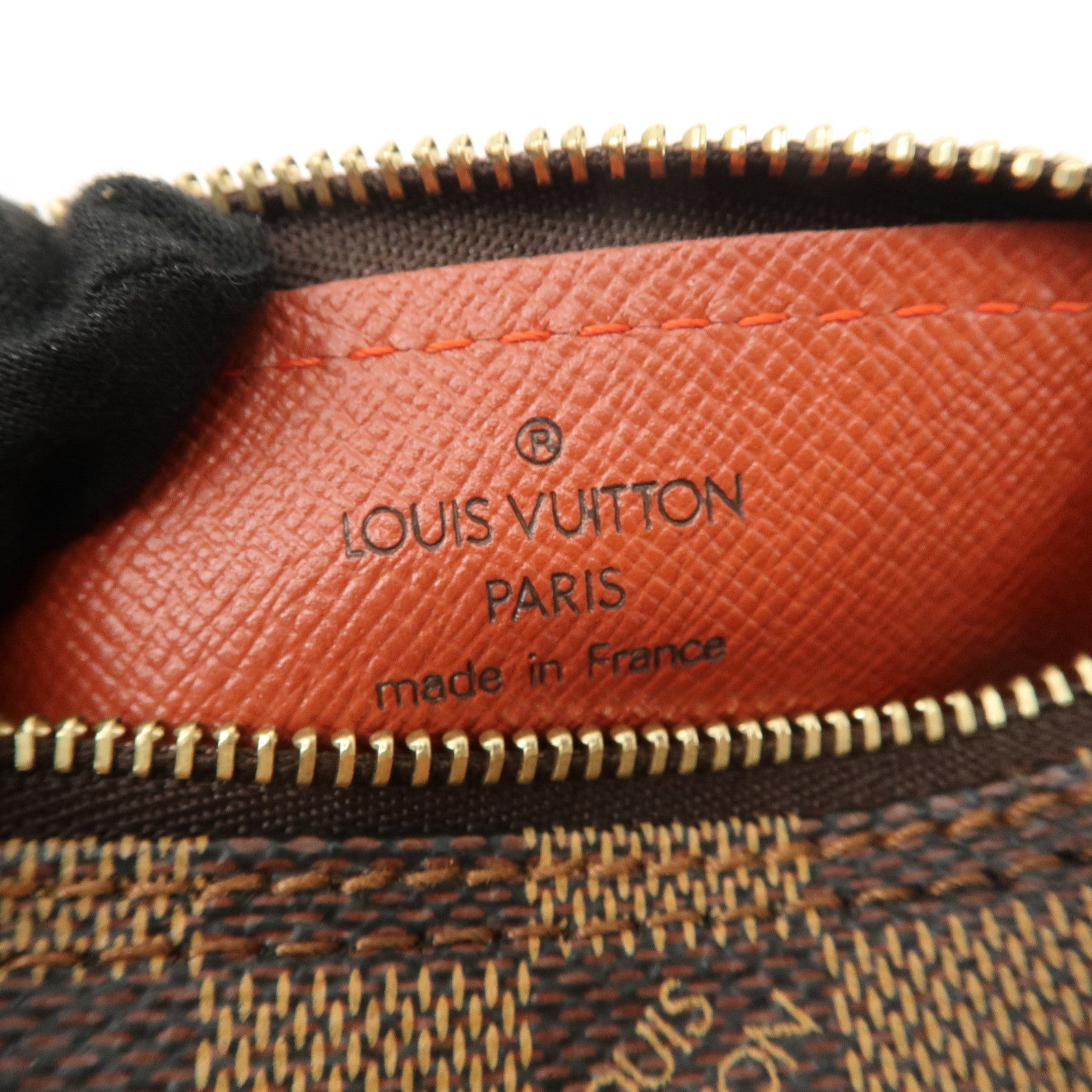 Louis Vuitton Damier Ebene Pouch for Papillon Bag Brown Used