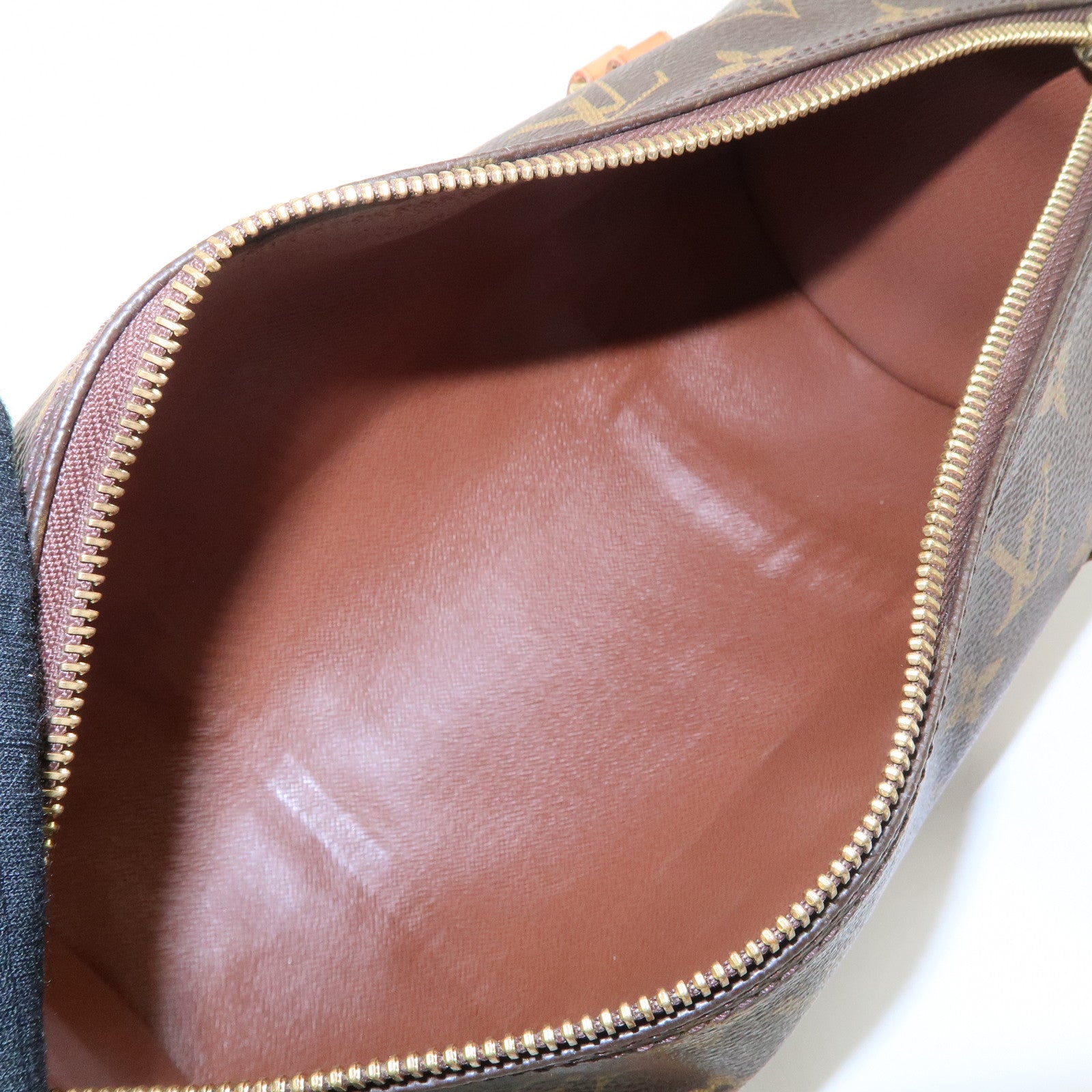 Louis Vuitton Monogram Papillon 30 Hand Bag New Style Brown M51385 Used