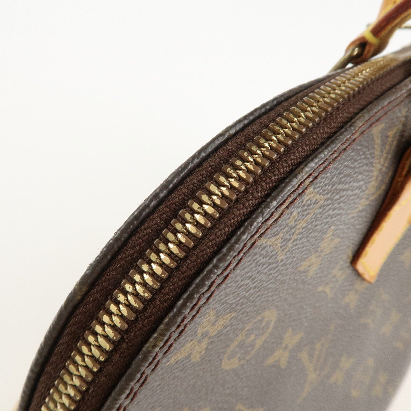 Louis Vuitton Monogram Alma Hand Bag Brown M51130 Used