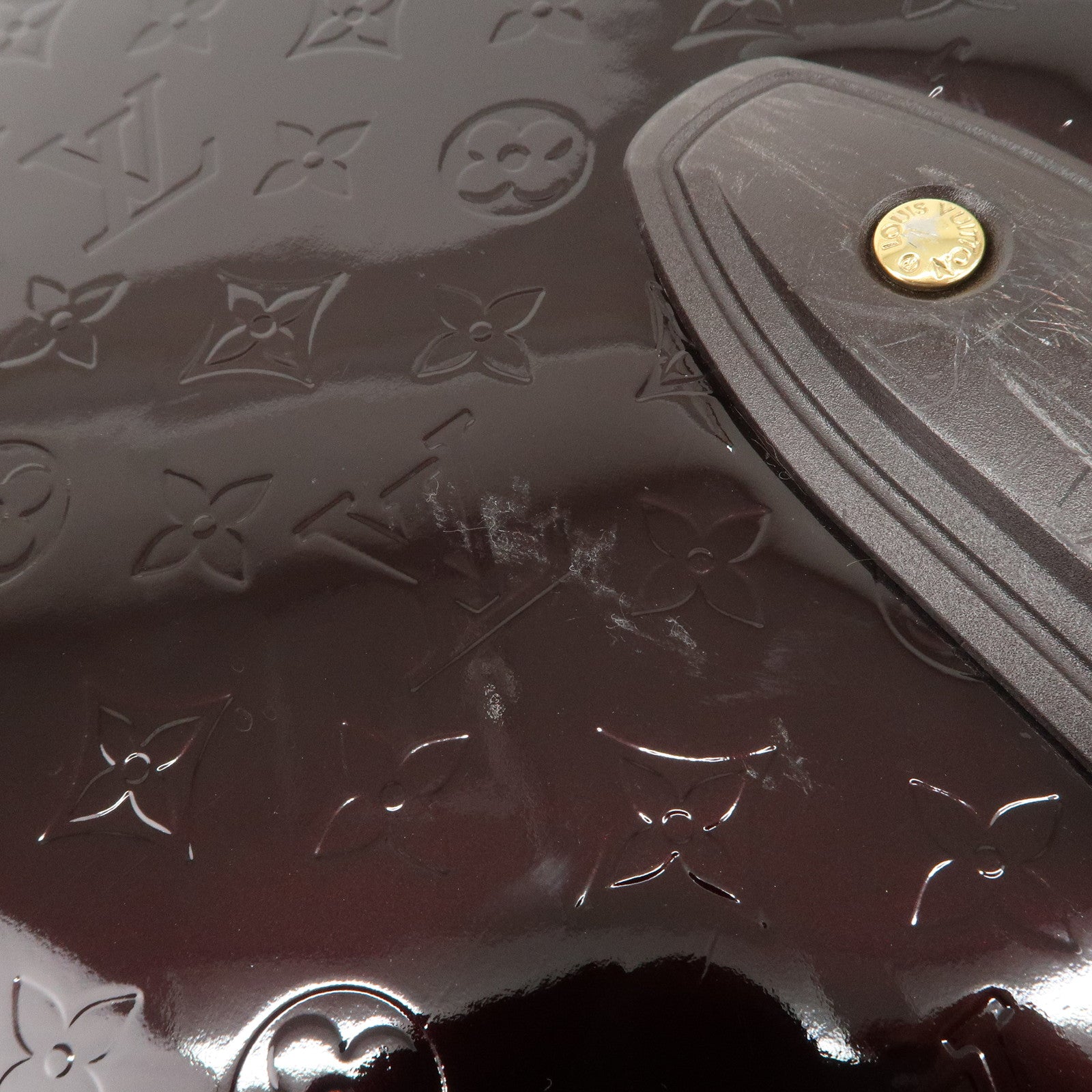 Louis Vuitton Monogram Vernis Pegase 50 Luggage Bag M91992 Used