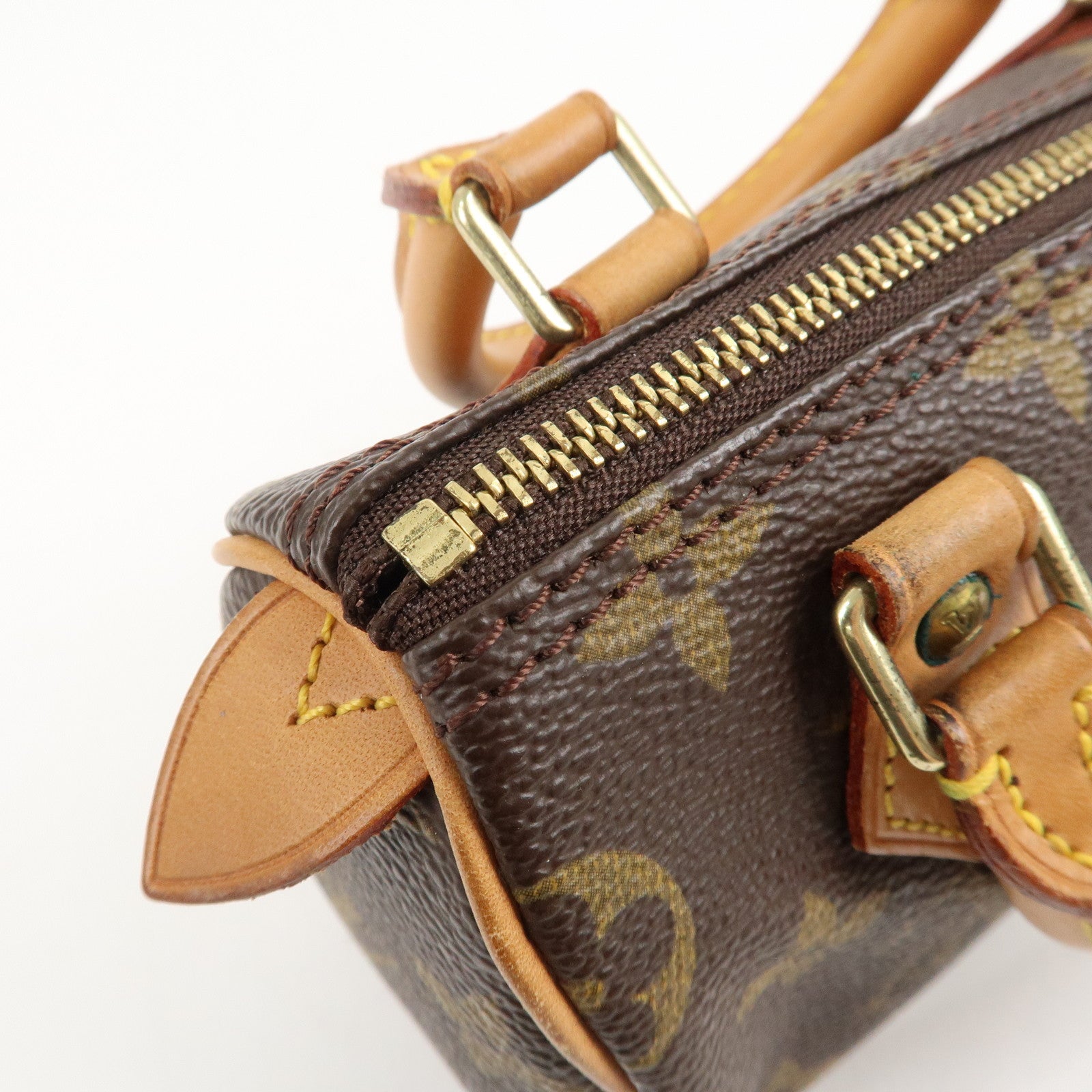 Louis Vuitton Monogram Mini Speedy & Strap M41534 J75010 Used