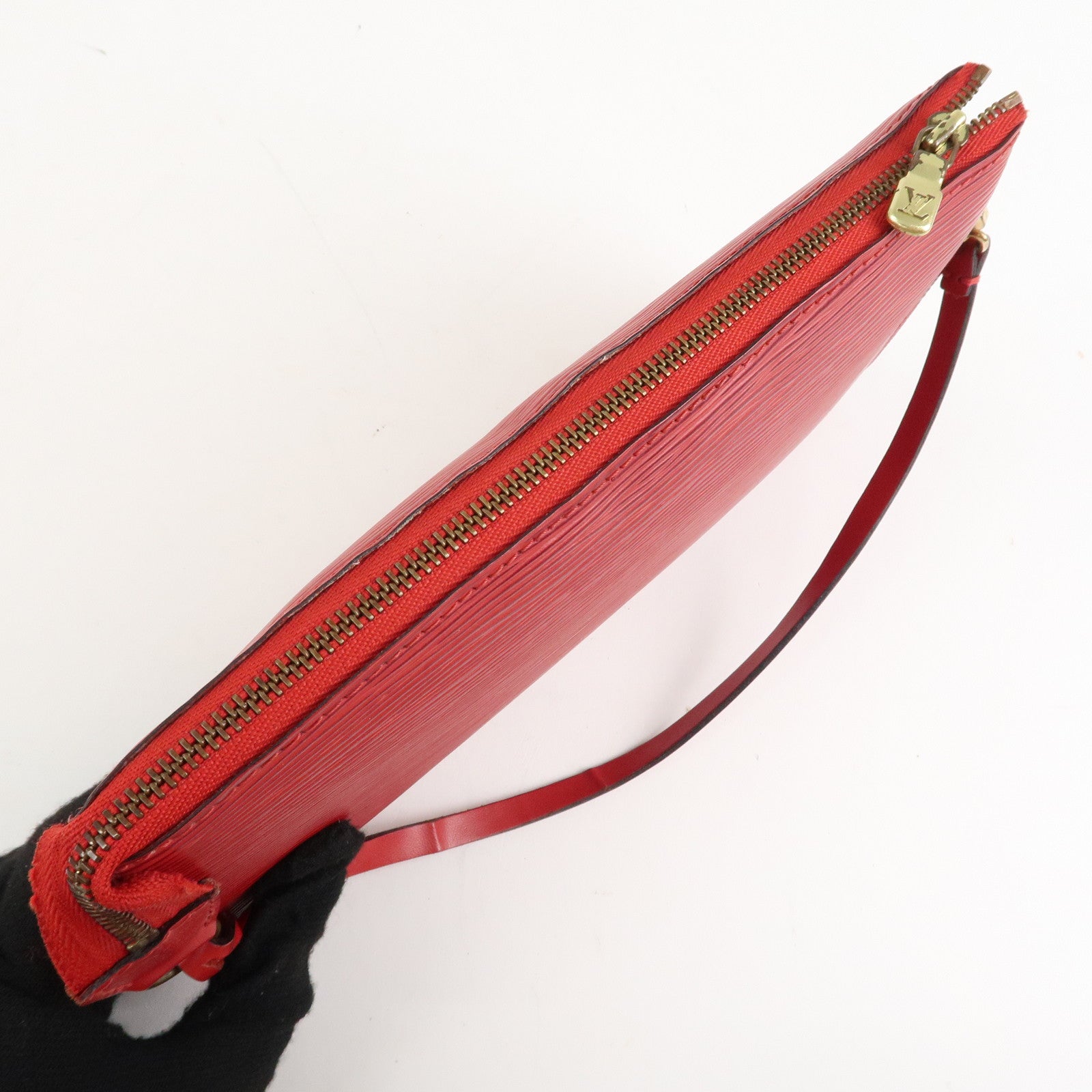 Louis Vuitton Epi Pochette Accessoires Pouch Castilian Red M52947 Used