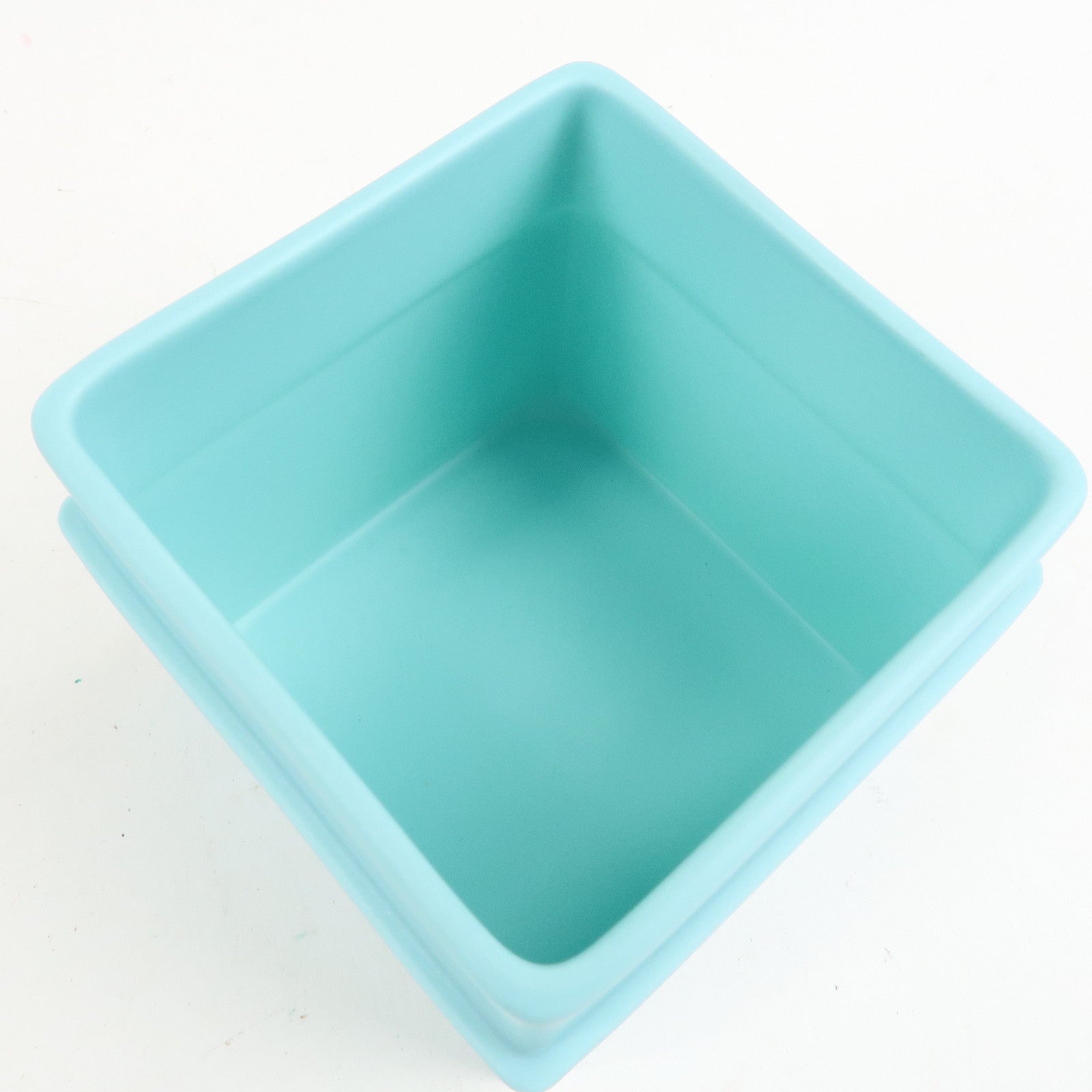 Tiffany&Co. Set of 2 Bone Ash Bone China Pottery Box Blue Used