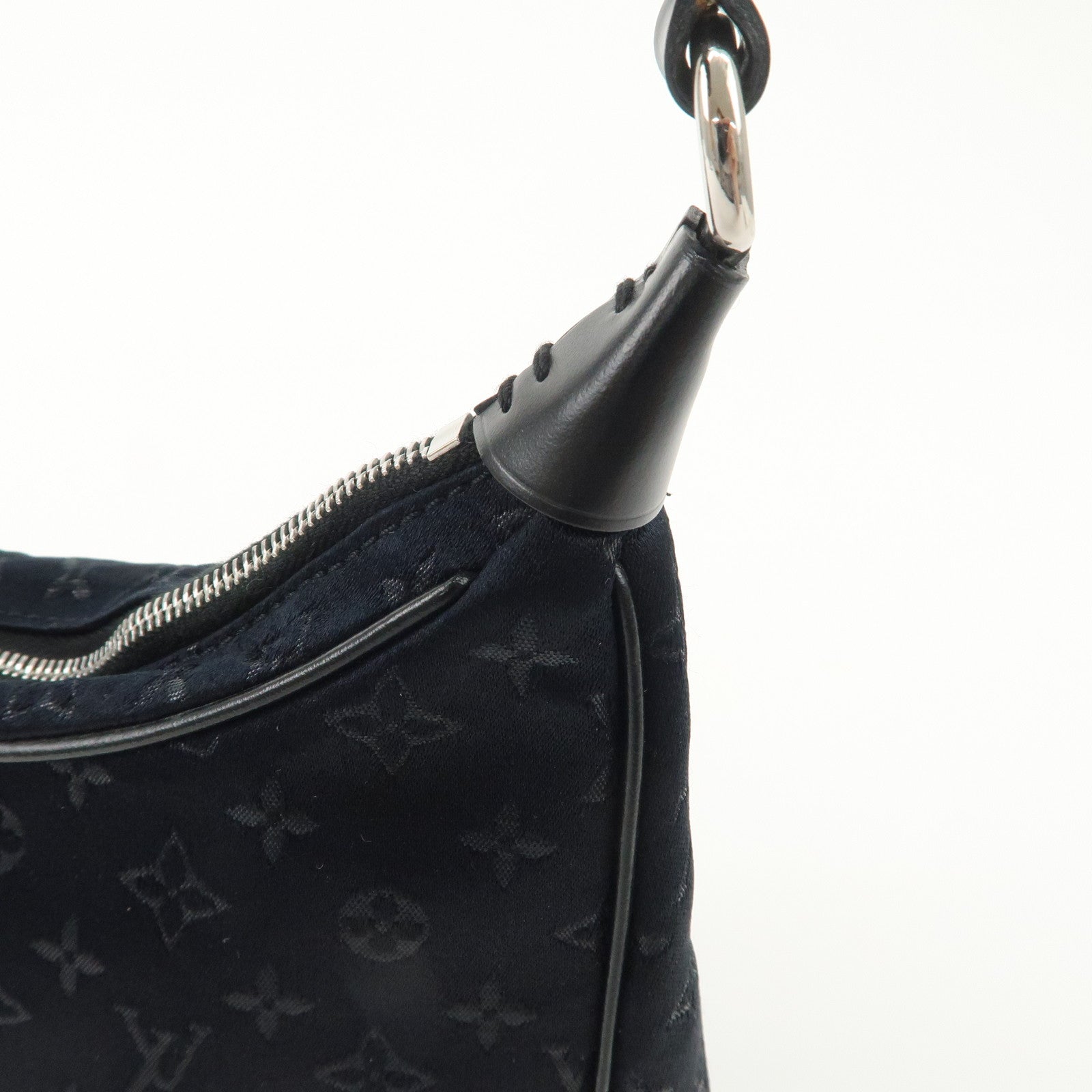 Louis Vuitton Monogram Satin Little Boulogne Hand Bag M92142 Used